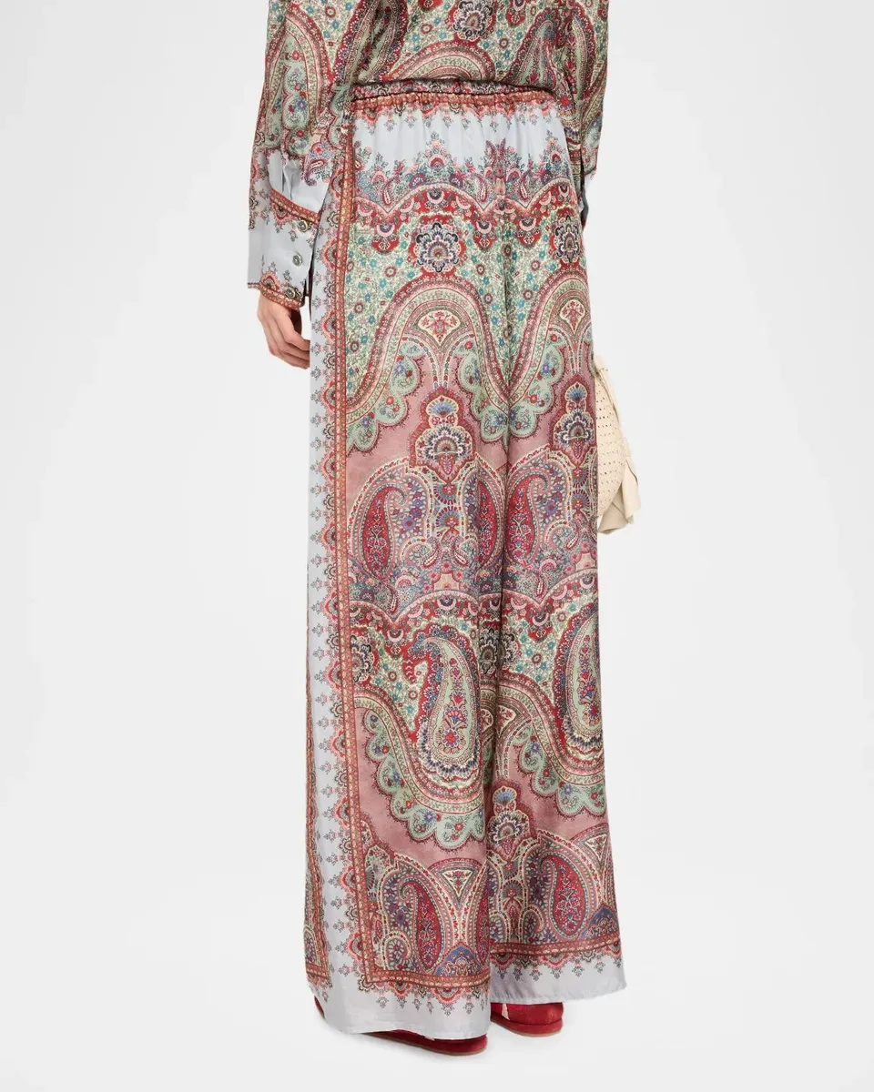Zimmermann Fairlight Relaxed Paisley Silk Pants | Thumbnail 3 Zimmermann Fairlight Relaxed Paisley Silk Pants | Thumbnail 3