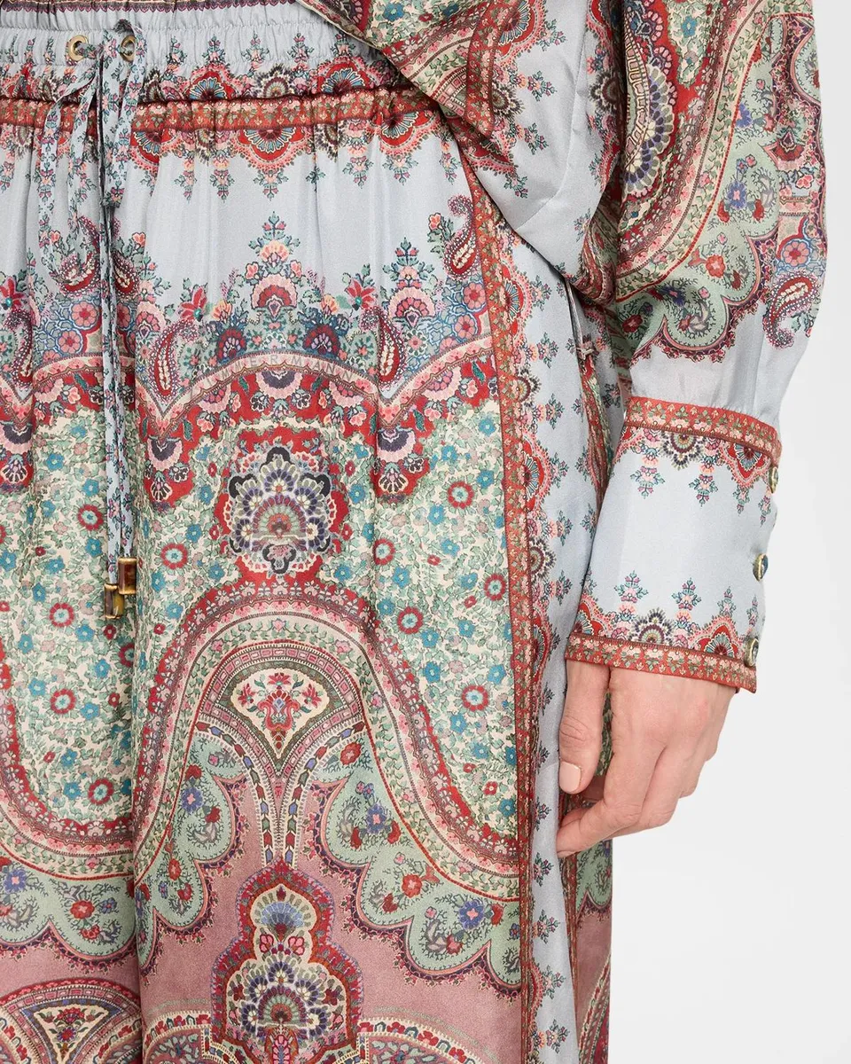 Zimmermann Fairlight Relaxed Paisley Silk Pants | Thumbnail 5 Zimmermann Fairlight Relaxed Paisley Silk Pants | Thumbnail 5