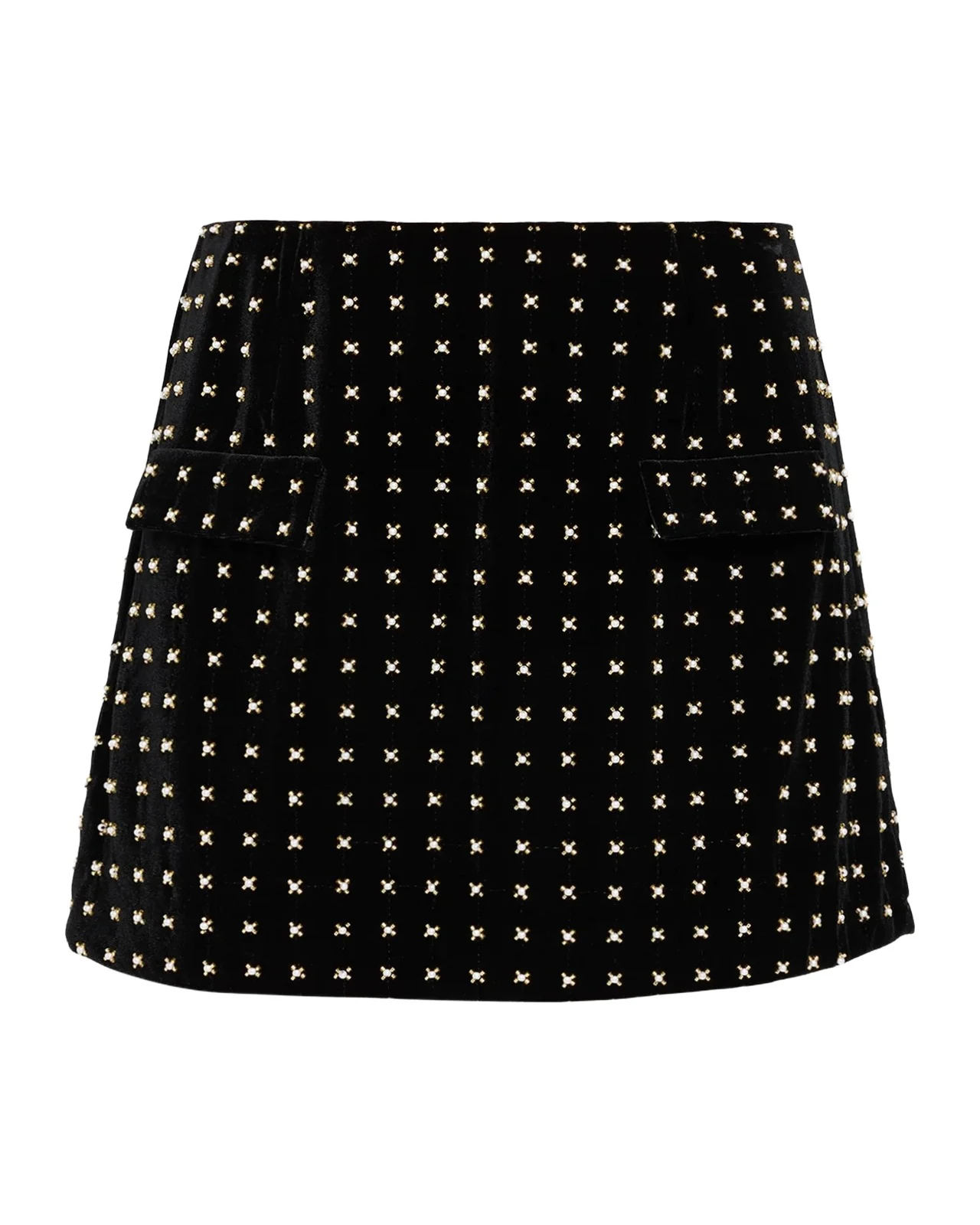 Ramy Brook Daphne Velvet Mini Skirt