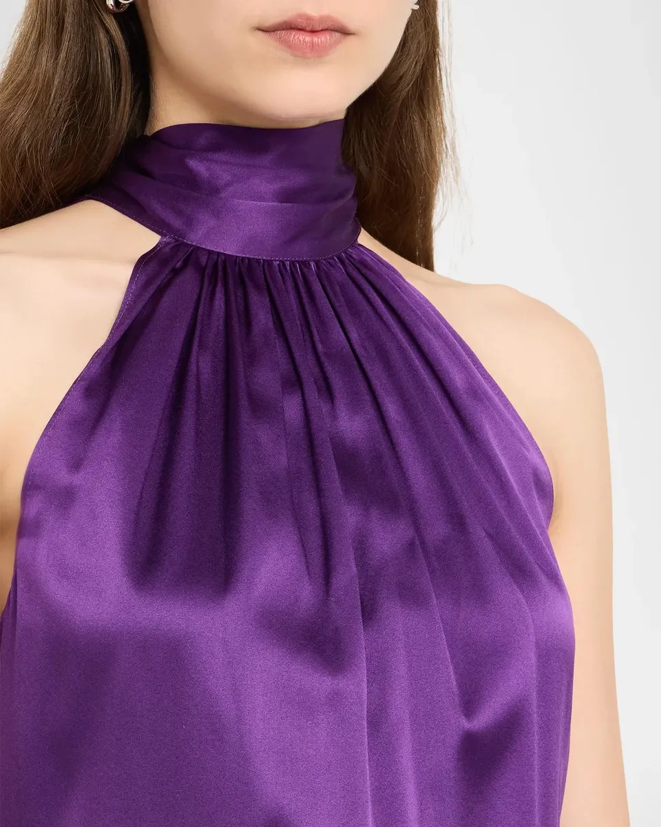 Ramy Brook Kristella Tie-Neck Halter Blouse | Thumbnail 5