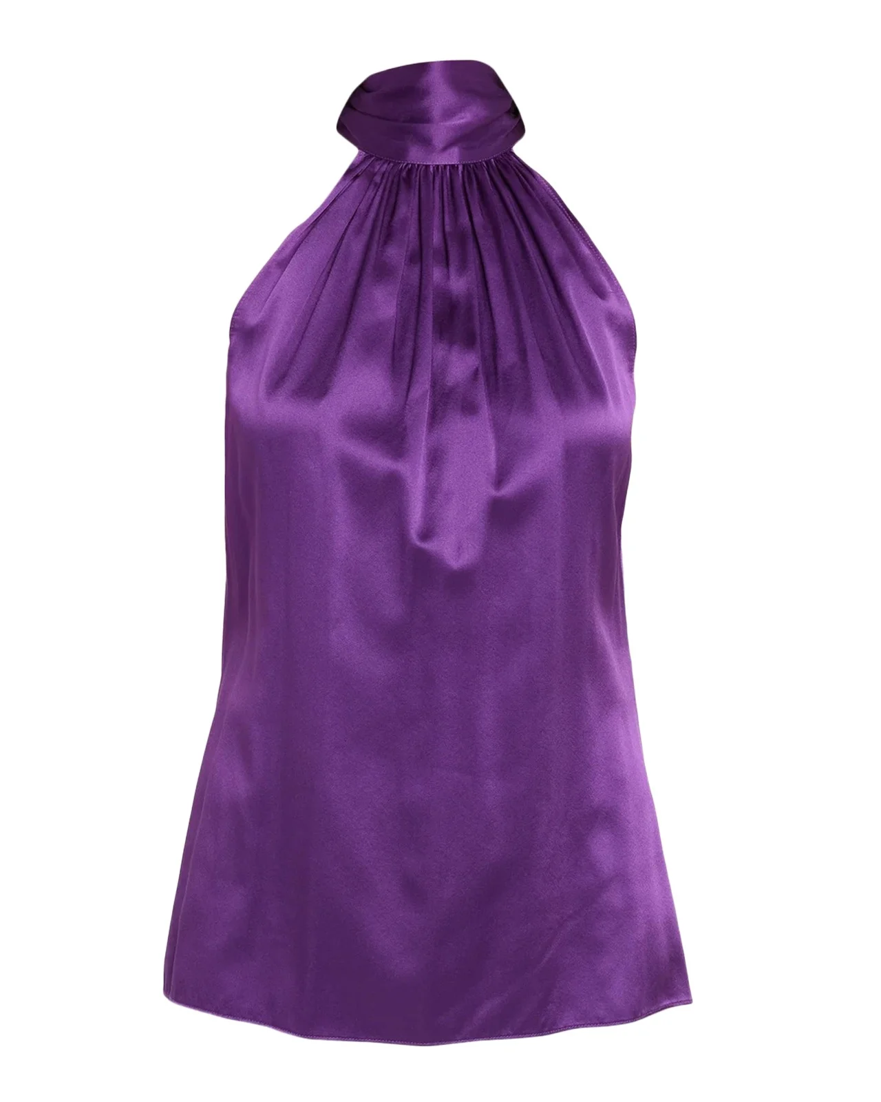 Ramy Brook Kristella Tie-Neck Halter Blouse