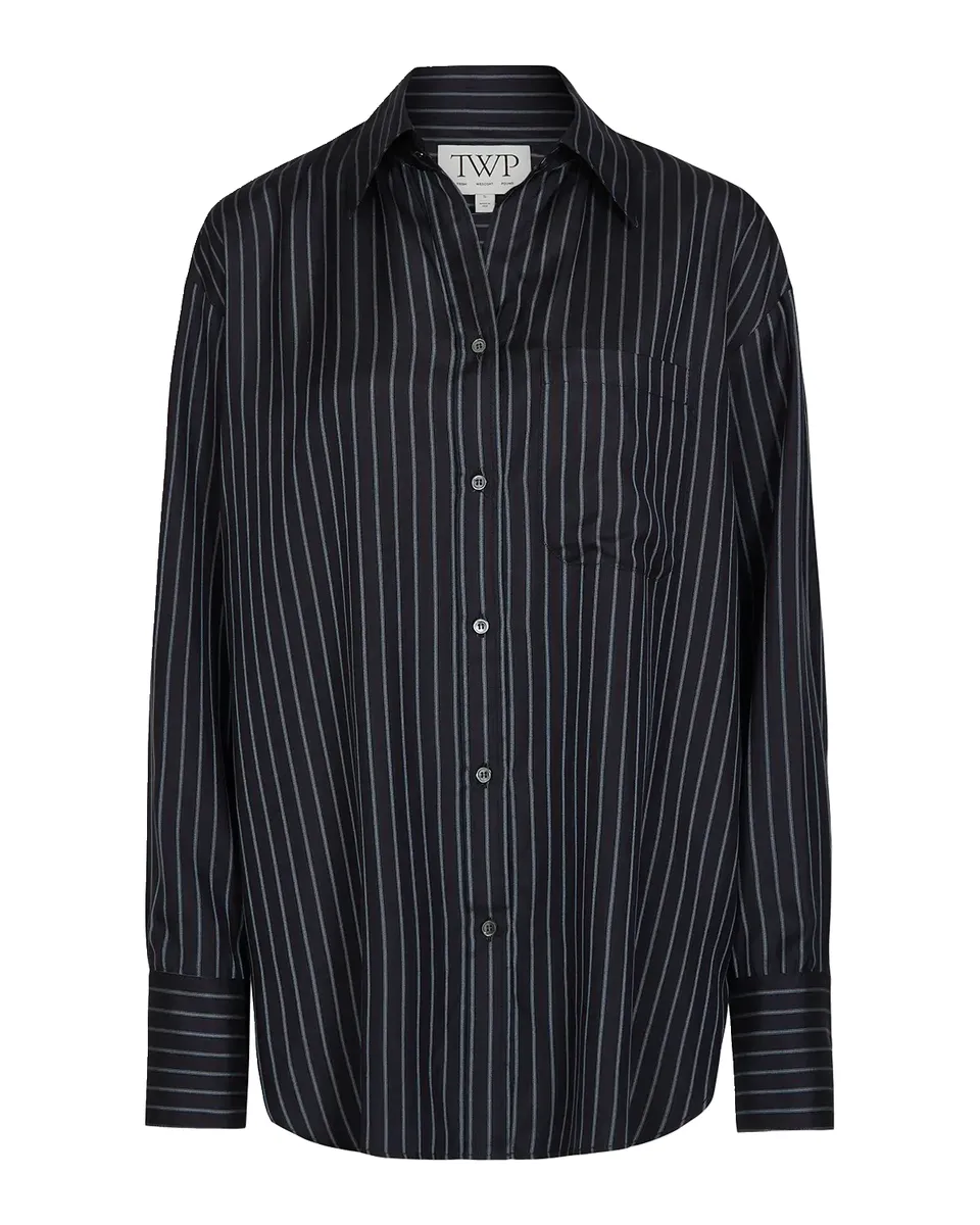 TWP Big Joe Striped Silk Shirt | Thumbnail 2 TWP Big Joe Striped Silk Shirt | Thumbnail 2