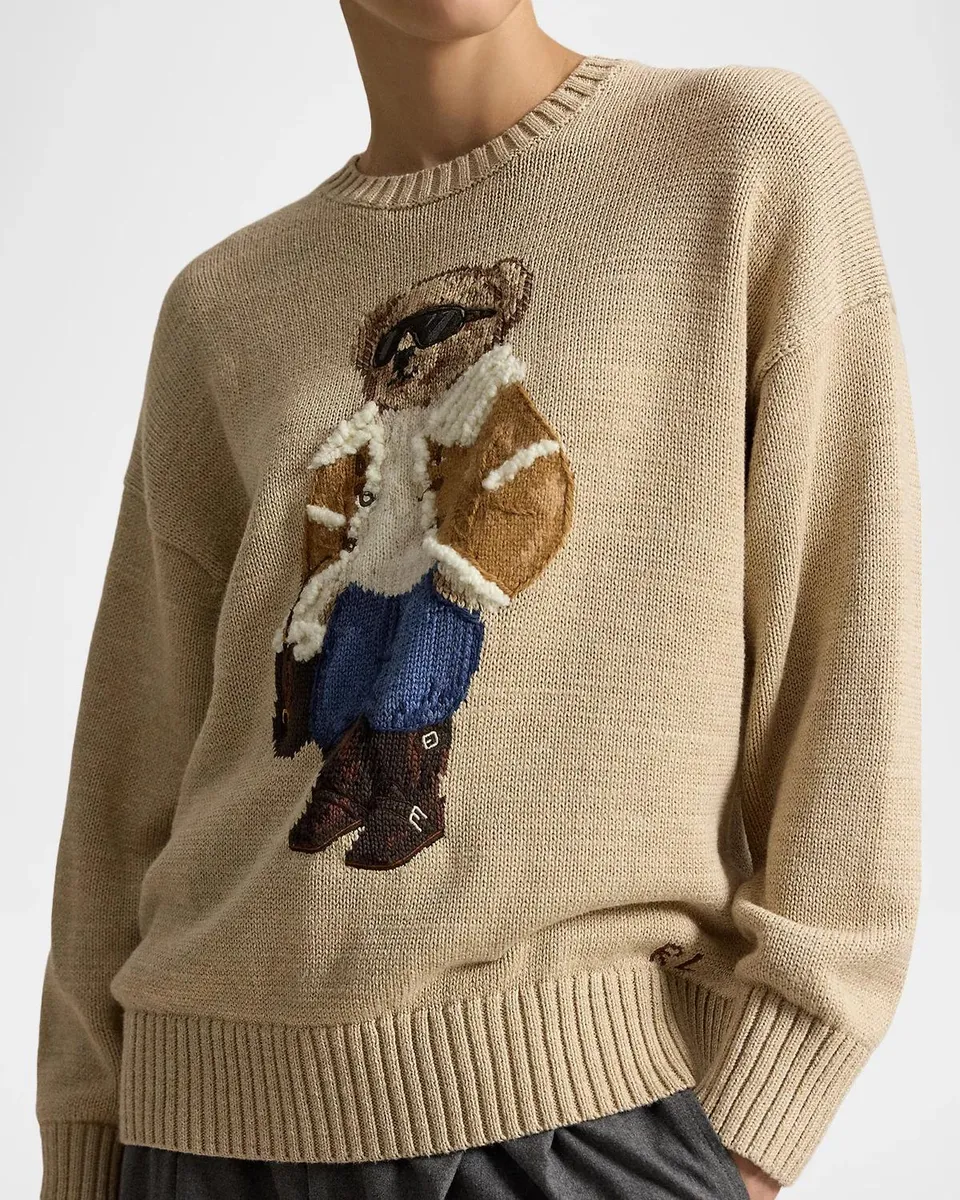 Polo Ralph Lauren Winter Polo Bear Crewneck Sweater | Thumbnail 5 Polo Ralph Lauren Winter Polo Bear Crewneck Sweater | Thumbnail 5