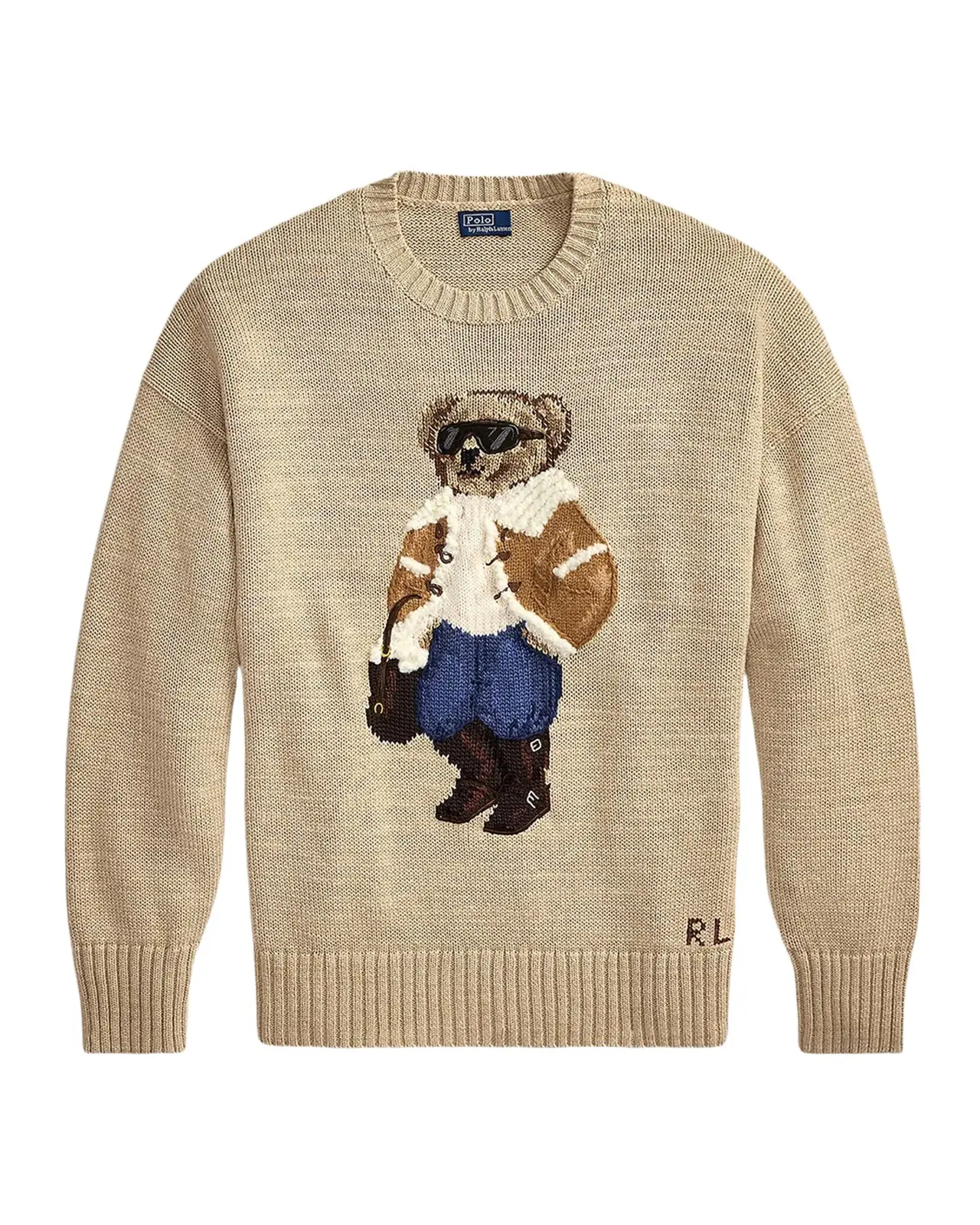 Winter Polo Bear Crewneck Sweater Winter Polo Bear Crewneck Sweater