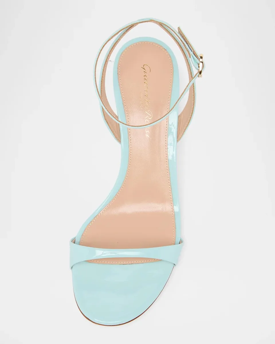 Gianvito Rossi 70mm Leather Ankle-Strap Sandals | Thumbnail 4
