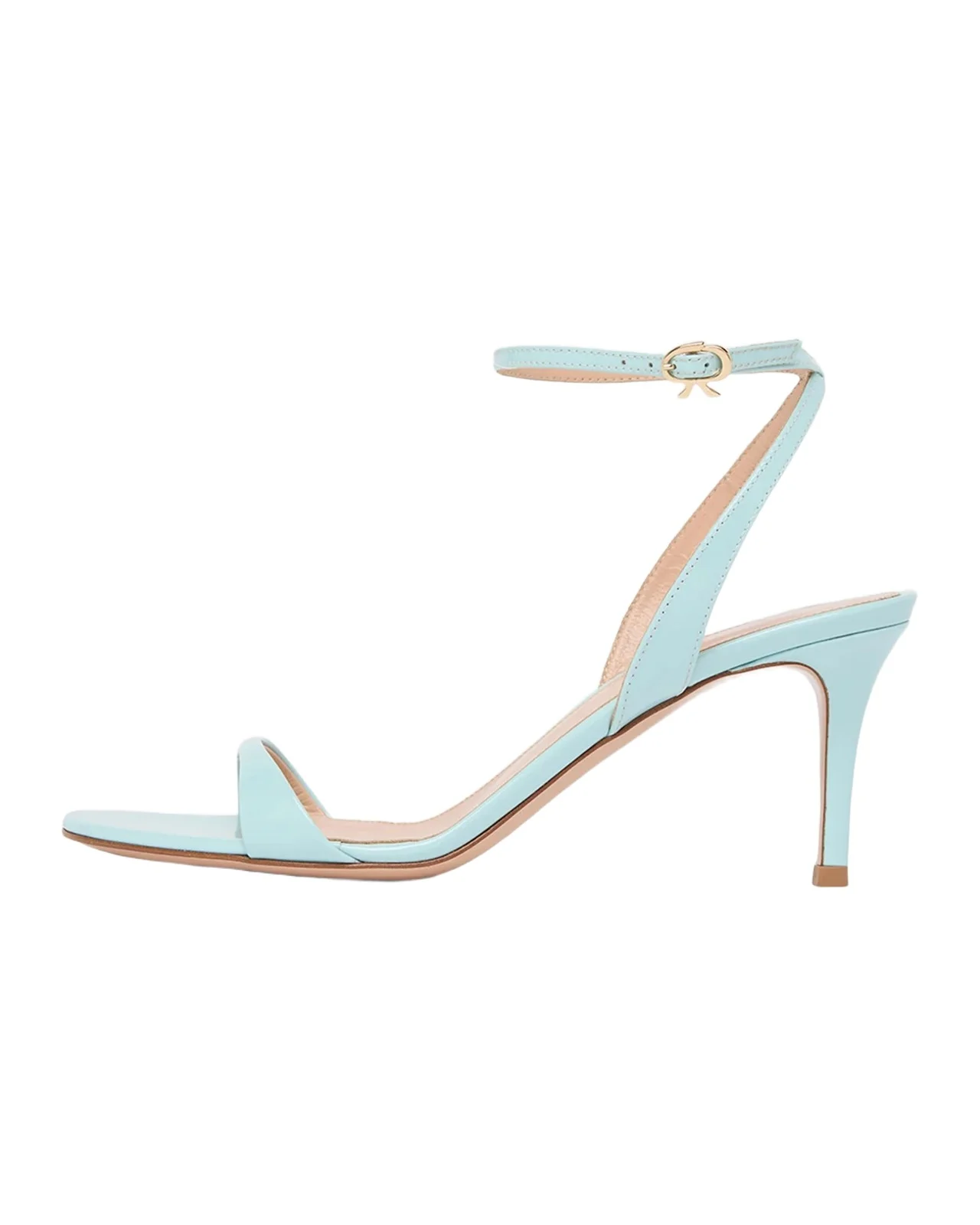 70mm Leather Ankle-Strap Sandals