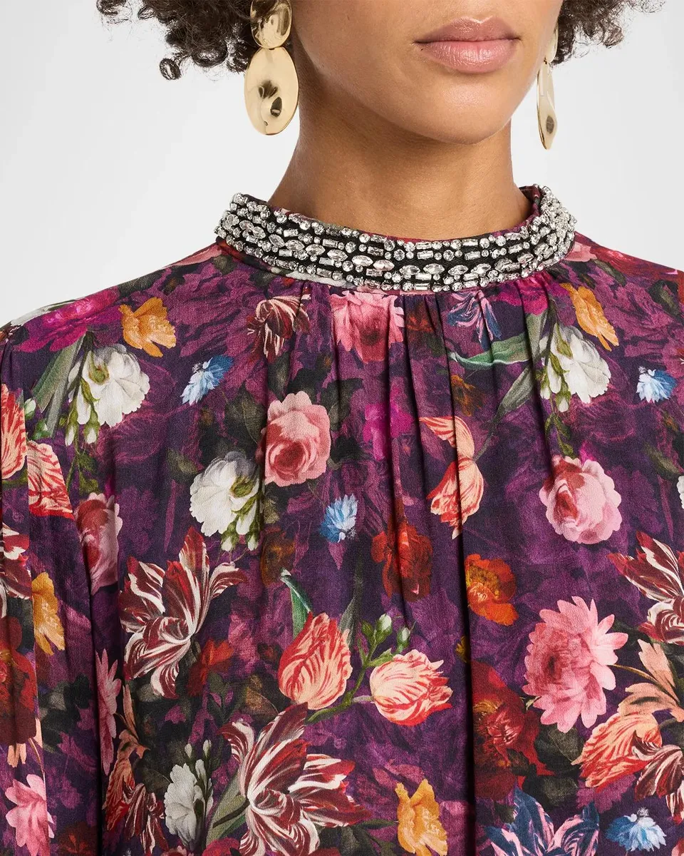 Generation Love Tatum Embellished Floral Blouse | Thumbnail 5
