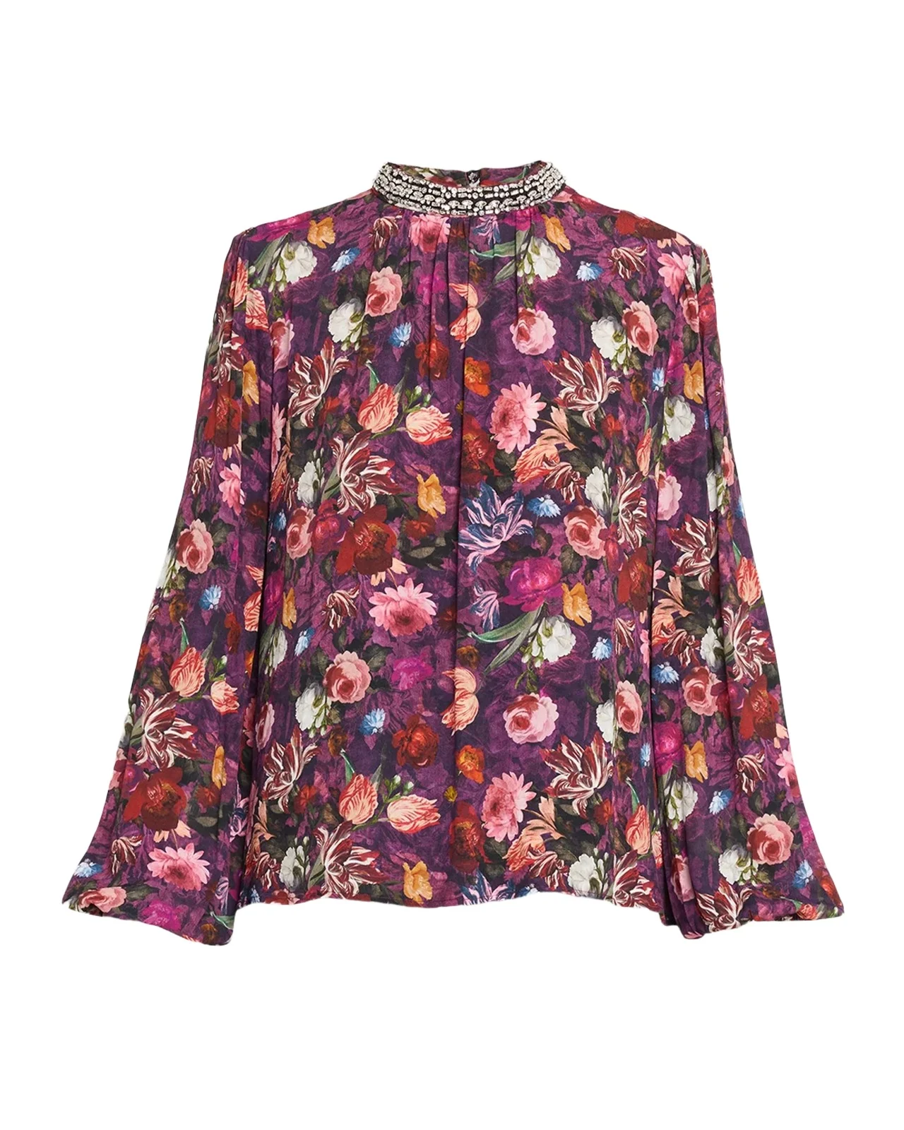 Generation Love Tatum Embellished Floral Blouse
