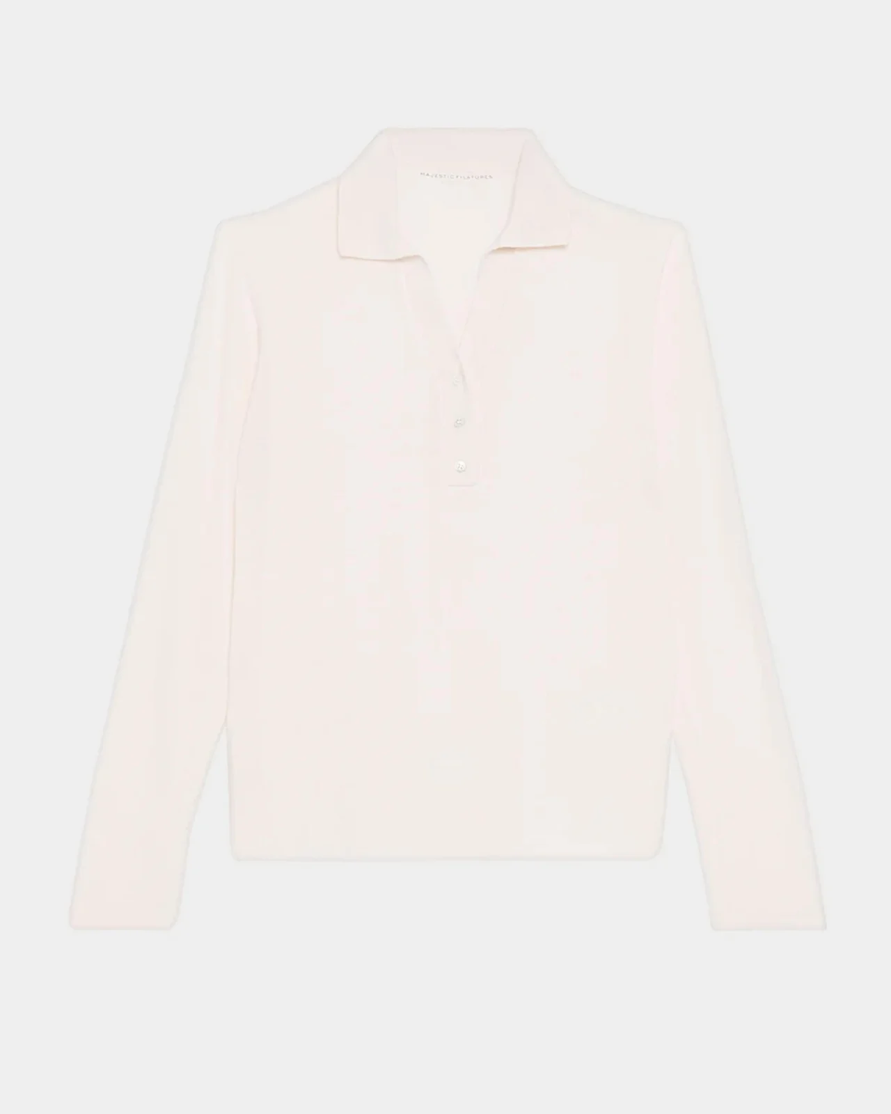MAJESTIC FILATURES Machine Washable Cashmere Polo