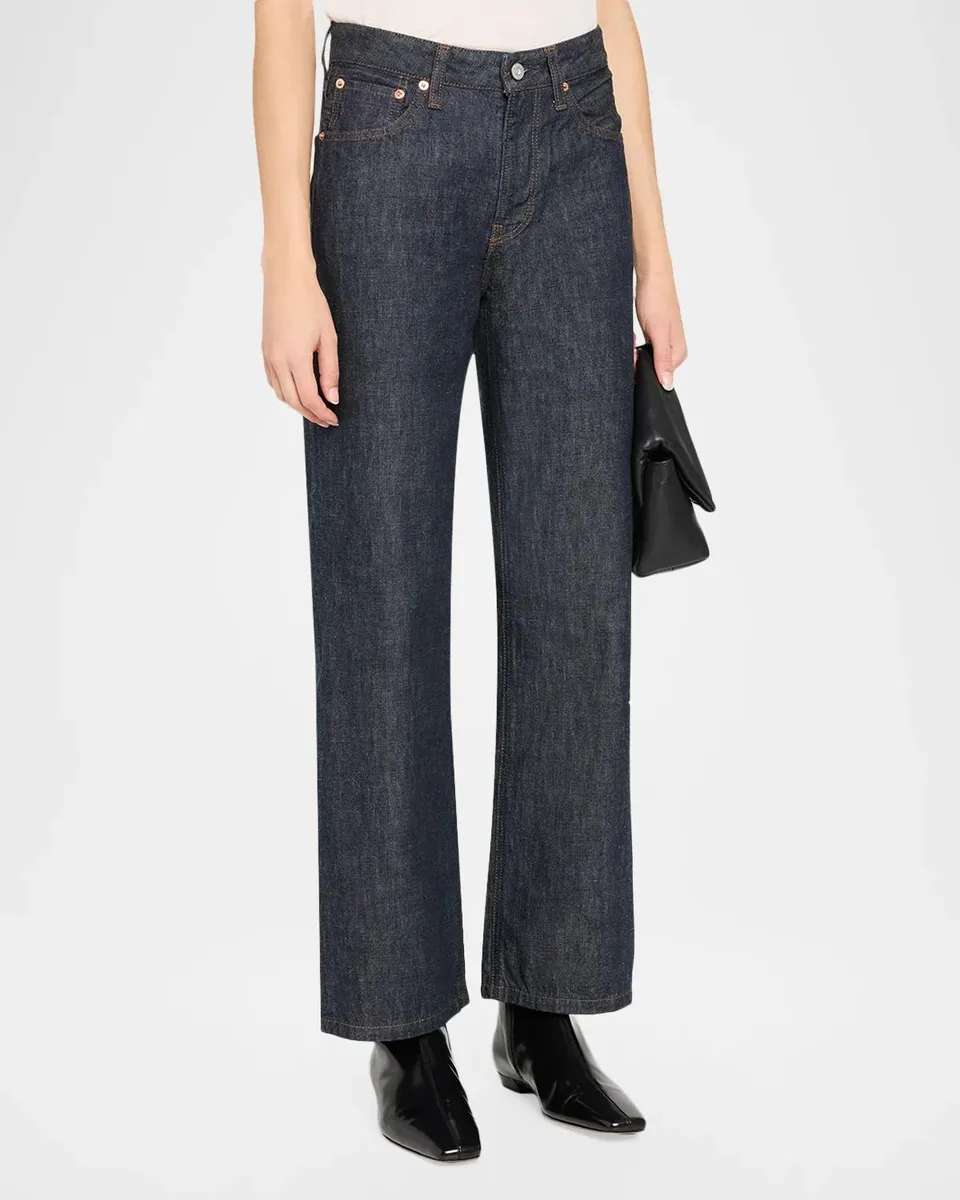 Moussy Vintage ID Straight Mid-Rise Cropped Jeans | Thumbnail 4 Moussy Vintage ID Straight Mid-Rise Cropped Jeans | Thumbnail 4