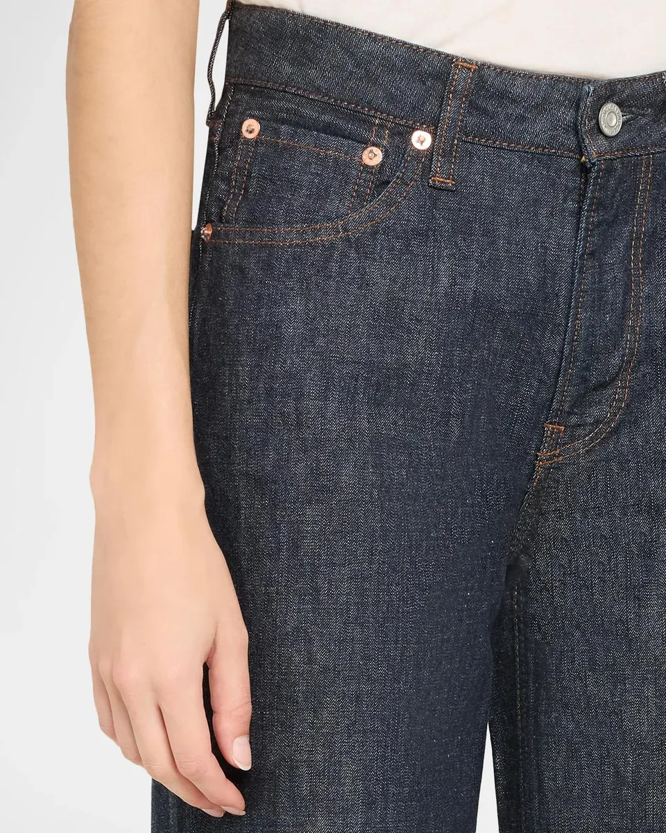 Moussy Vintage ID Straight Mid-Rise Cropped Jeans | Thumbnail 5 Moussy Vintage ID Straight Mid-Rise Cropped Jeans | Thumbnail 5