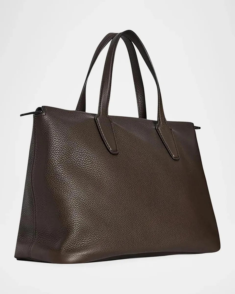 The Row Marcel Top-Handle Bag in Grain Leather | Thumbnail 2 The Row Marcel Top-Handle Bag in Grain Leather | Thumbnail 2