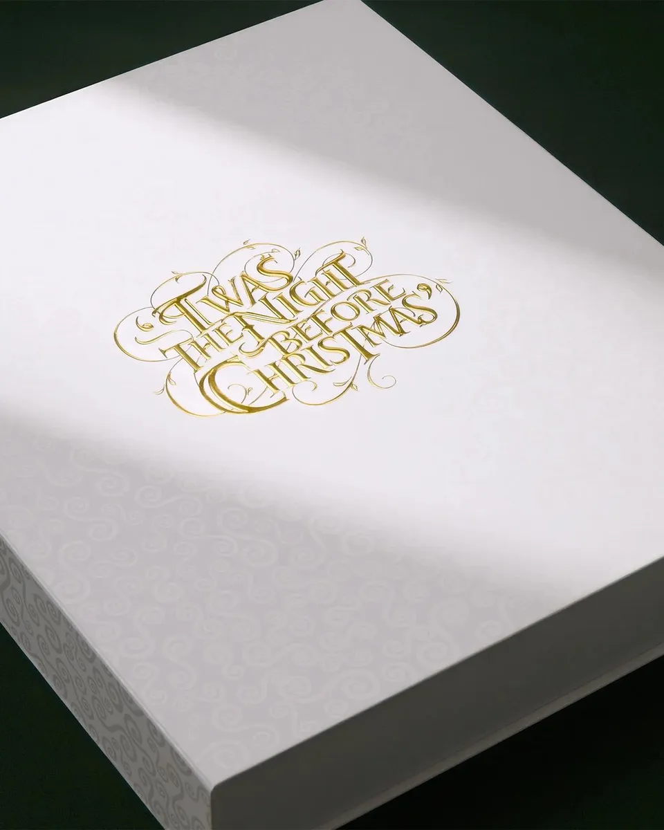 Twas the Night Before Christmas ' 18K Yellow Gold & Crystal Embellished Book | Thumbnail 3 Twas the Night Before Christmas ' 18K Yellow Gold & Crystal Embellished Book | Thumbnail 3