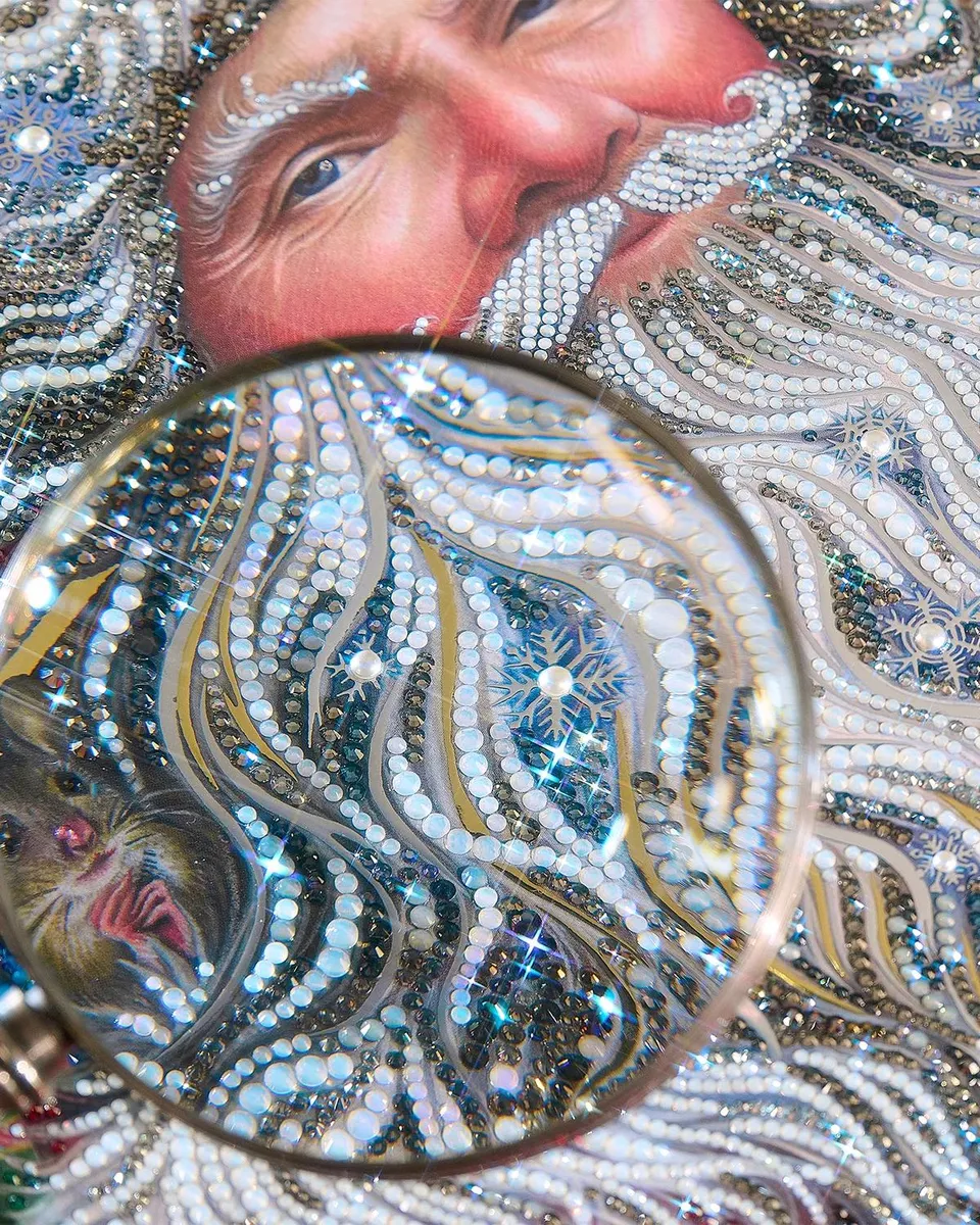 Twas the Night Before Christmas ' 18K Yellow Gold & Crystal Embellished Book | Thumbnail 5 Twas the Night Before Christmas ' 18K Yellow Gold & Crystal Embellished Book | Thumbnail 5