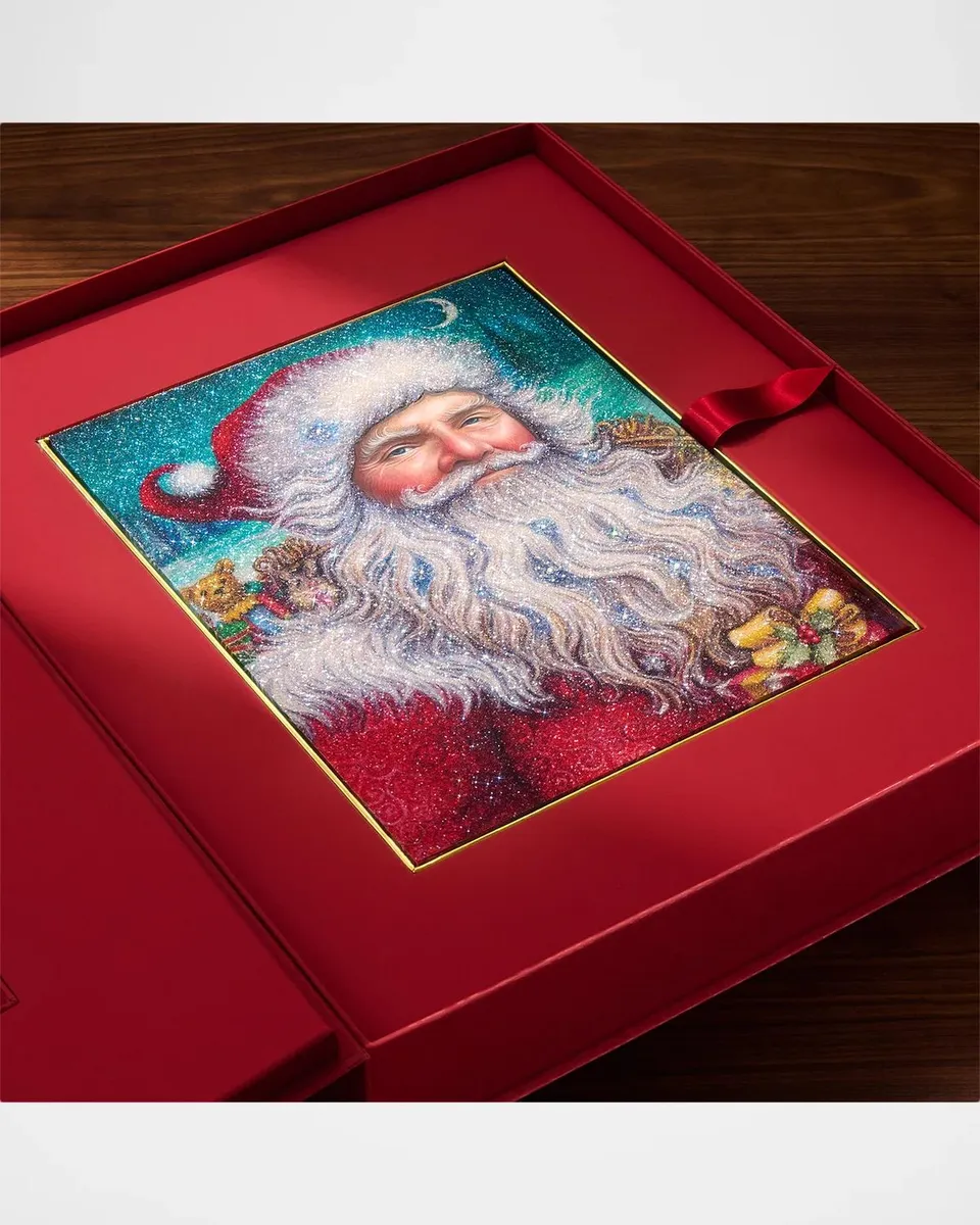 Twas " The Night Before Christmas (Crystal Frost Edition)" Limited Edition Swarovski Crystal-Embellished Book | Thumbnail 2 Twas " The Night Before Christmas (Crystal Frost Edition)" Limited Edition Swarovski Crystal-Embellished Book | Thumbnail 2