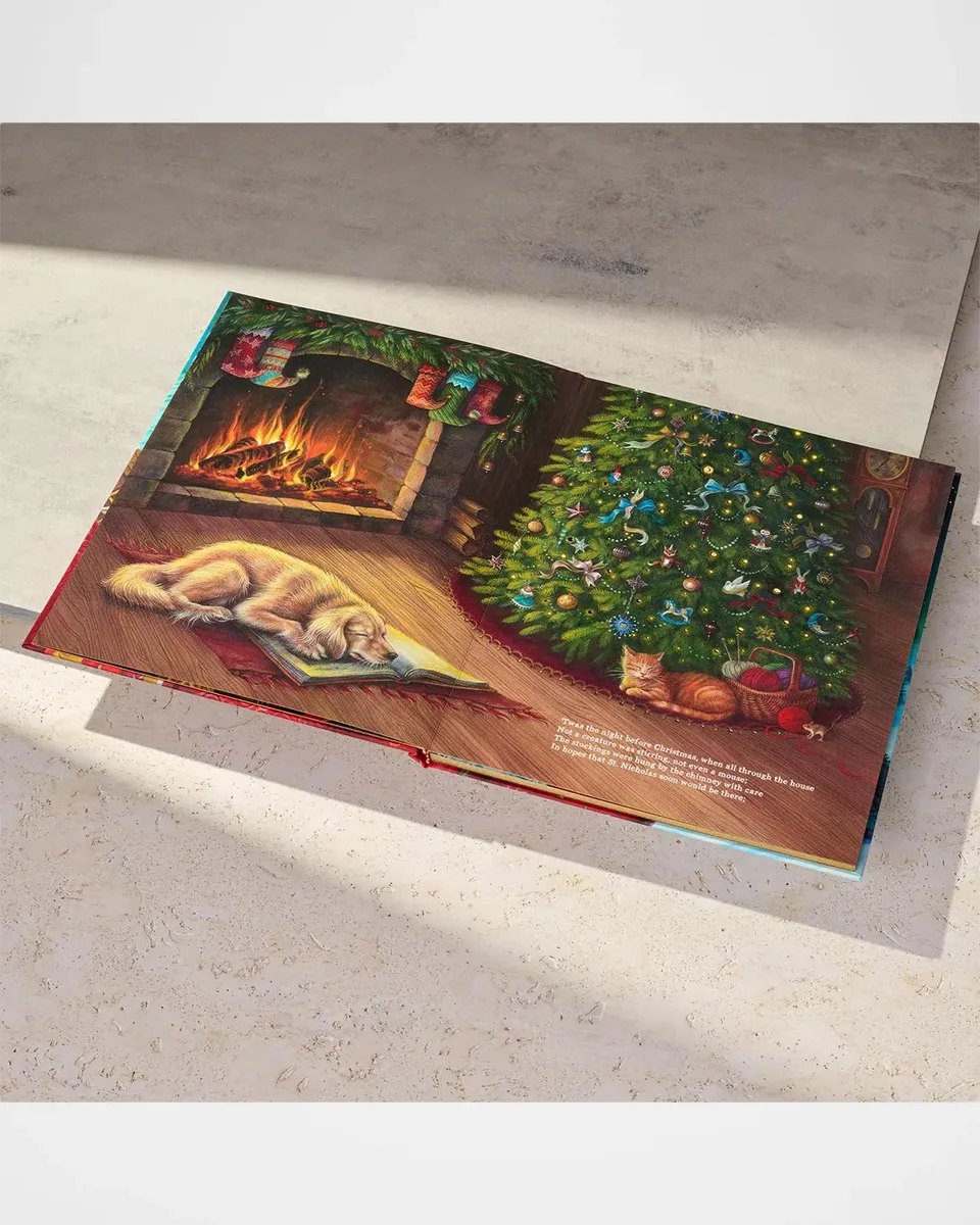 Twas " The Night Before Christmas (Crystal Frost Edition)" Limited Edition Swarovski Crystal-Embellished Book | Thumbnail 6 Twas " The Night Before Christmas (Crystal Frost Edition)" Limited Edition Swarovski Crystal-Embellished Book | Thumbnail 6
