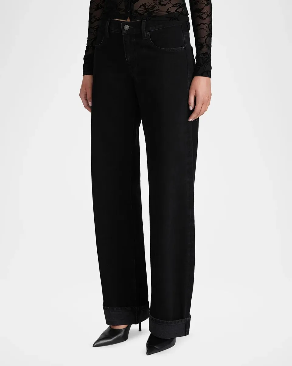 Frame The Cuffed Low Bow Jeans | Thumbnail 6 Frame The Cuffed Low Bow Jeans | Thumbnail 6