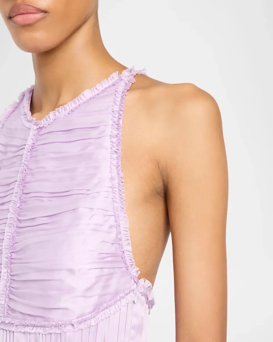 Ulla Johnson Demetra Ruched Silk Gown | Thumbnail 5 Ulla Johnson Demetra Ruched Silk Gown | Thumbnail 5