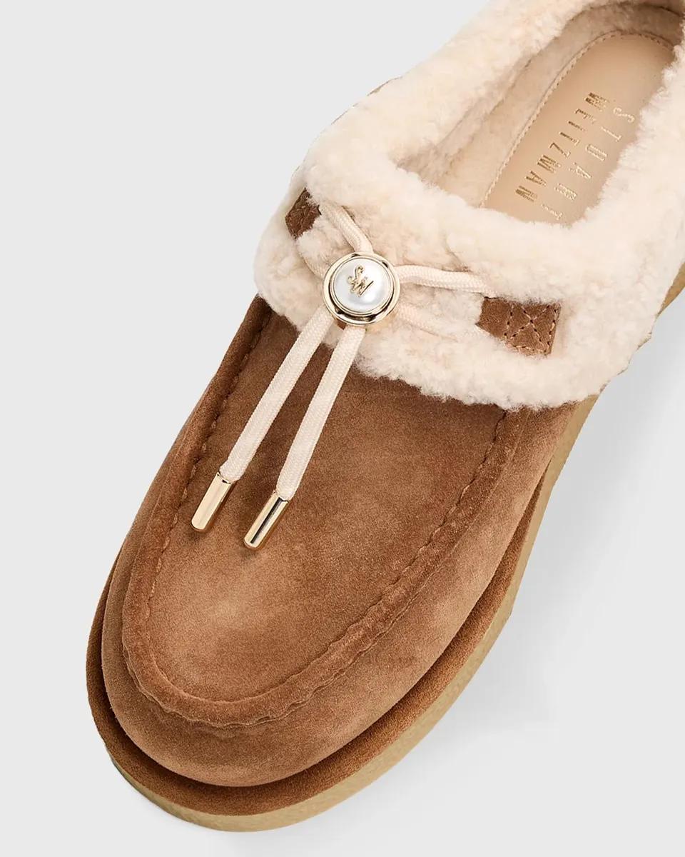 Stuart Weitzman The Vail Shearling-Trimmed Suede Lace-Up Booties | Thumbnail 5 Stuart Weitzman The Vail Shearling-Trimmed Suede Lace-Up Booties | Thumbnail 5