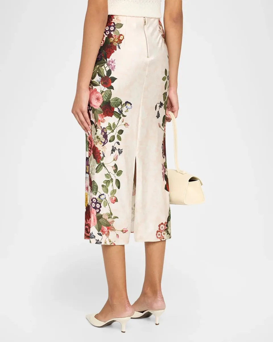 Alice + Olivia Maeve Floral Slip Skirt | Thumbnail 3 Alice + Olivia Maeve Floral Slip Skirt | Thumbnail 3