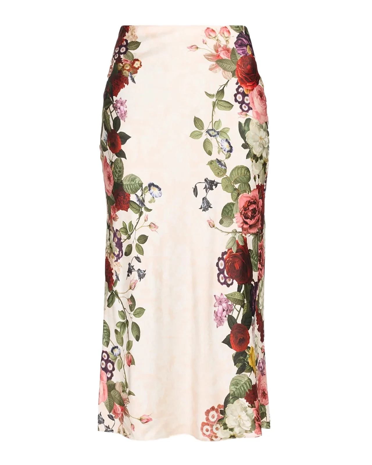 Alice + Olivia Maeve Floral Slip Skirt