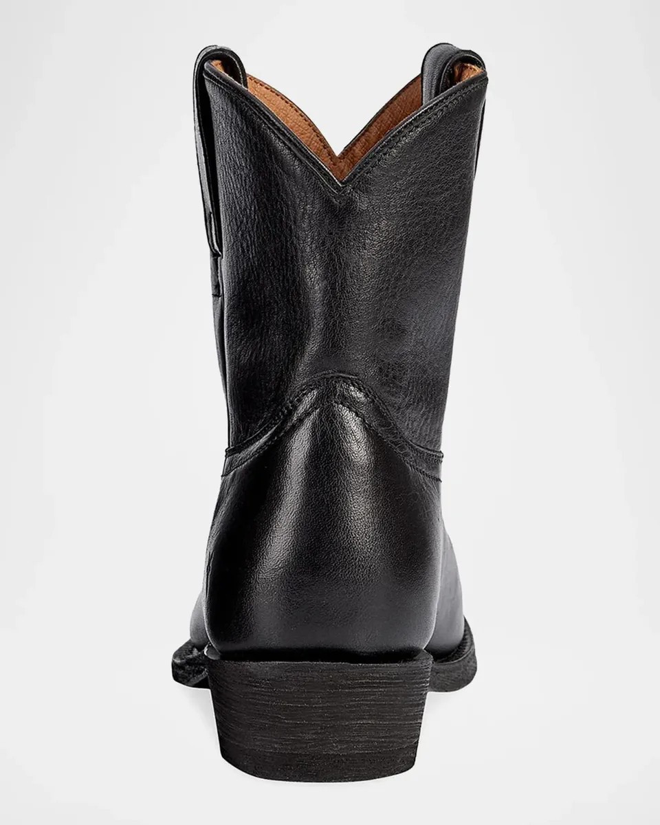 Frye Billy Leather Short Western Boots | Thumbnail 2 Frye Billy Leather Short Western Boots | Thumbnail 2