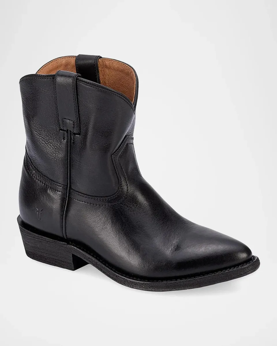 Frye Billy Leather Short Western Boots | Thumbnail 6 Frye Billy Leather Short Western Boots | Thumbnail 6