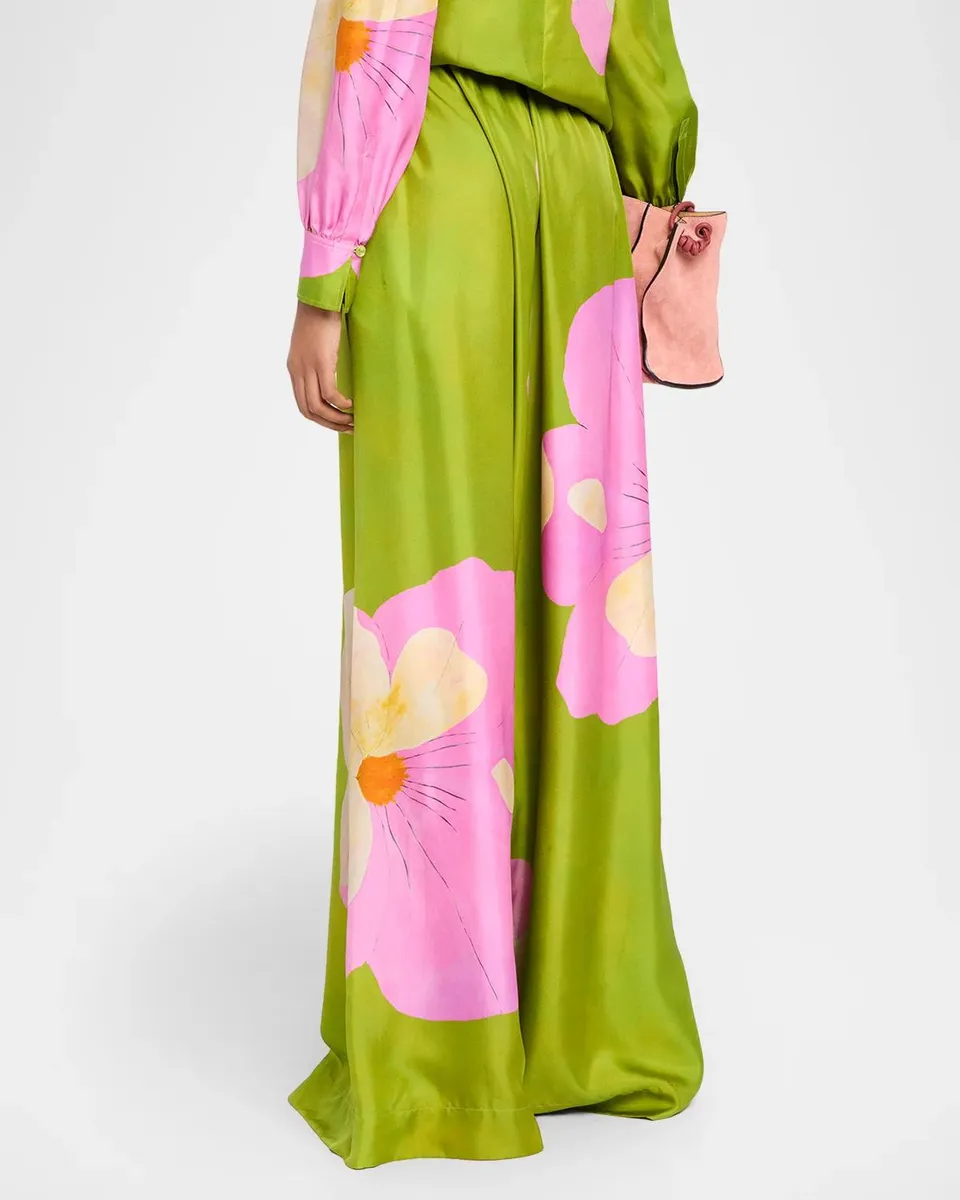 Ulla Johnson x Cassi Namoda Julien Wide-Leg Silk Pants | Thumbnail 3 Ulla Johnson x Cassi Namoda Julien Wide-Leg Silk Pants | Thumbnail 3