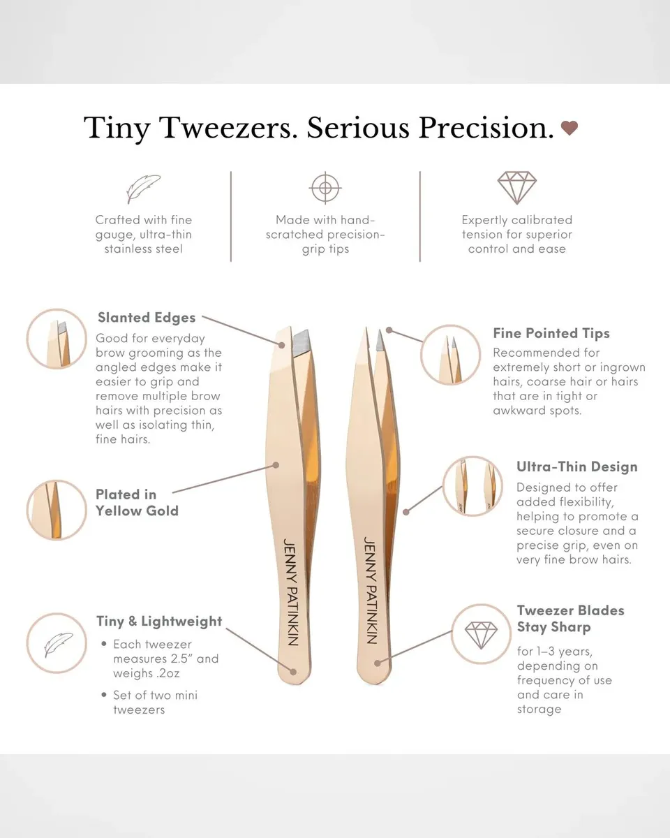 Jenny Patinkin Brow Bijoux Mini Tweezer Set | Thumbnail 9 Jenny Patinkin Brow Bijoux Mini Tweezer Set | Thumbnail 9