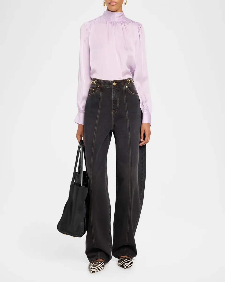 Ulla Johnson The Ornament Silk Blouse | Thumbnail 2 Ulla Johnson The Ornament Silk Blouse | Thumbnail 2