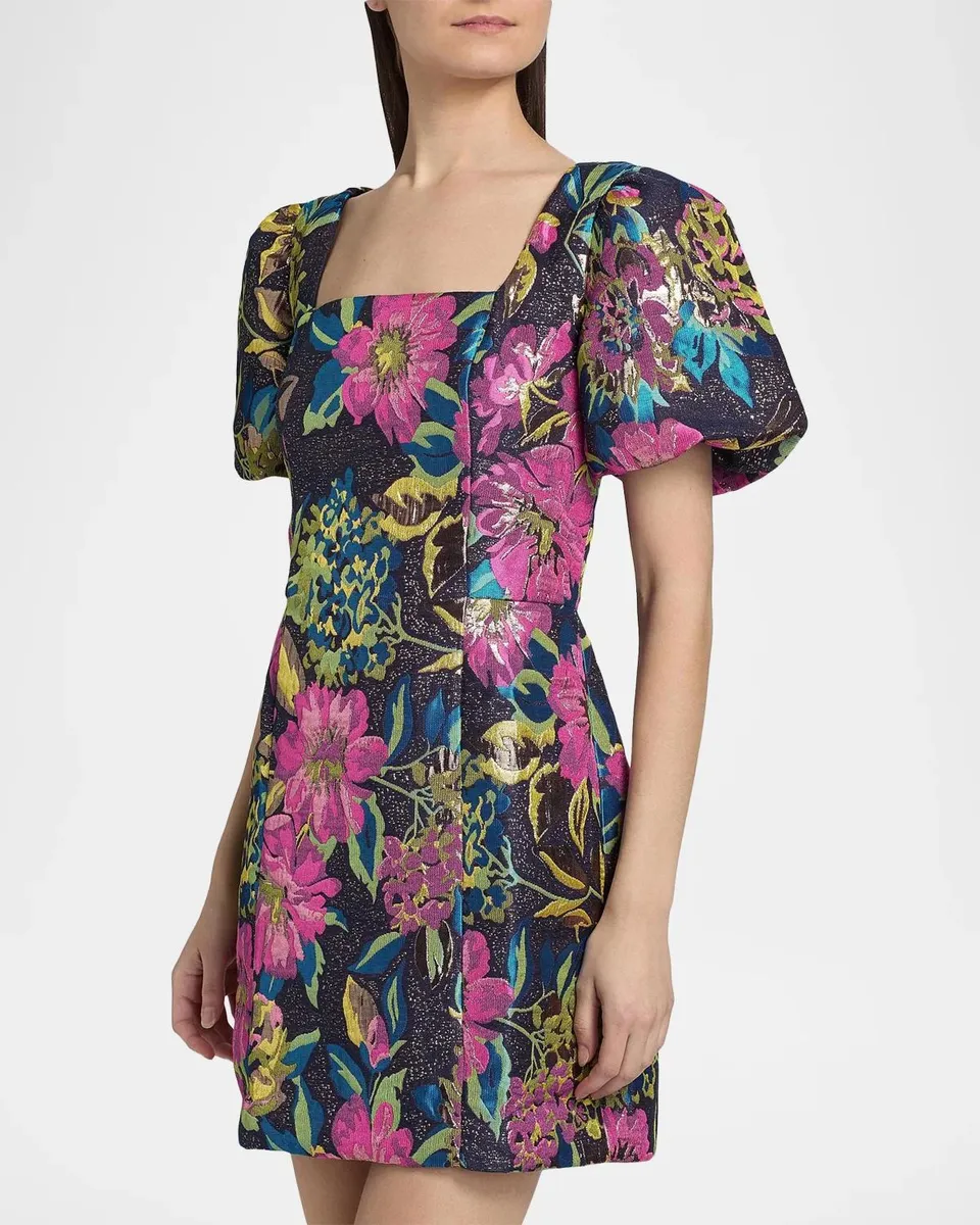 Lilly Pulitzer Booker Brocade Floral Minidress | Thumbnail 7 Lilly Pulitzer Booker Brocade Floral Minidress | Thumbnail 7