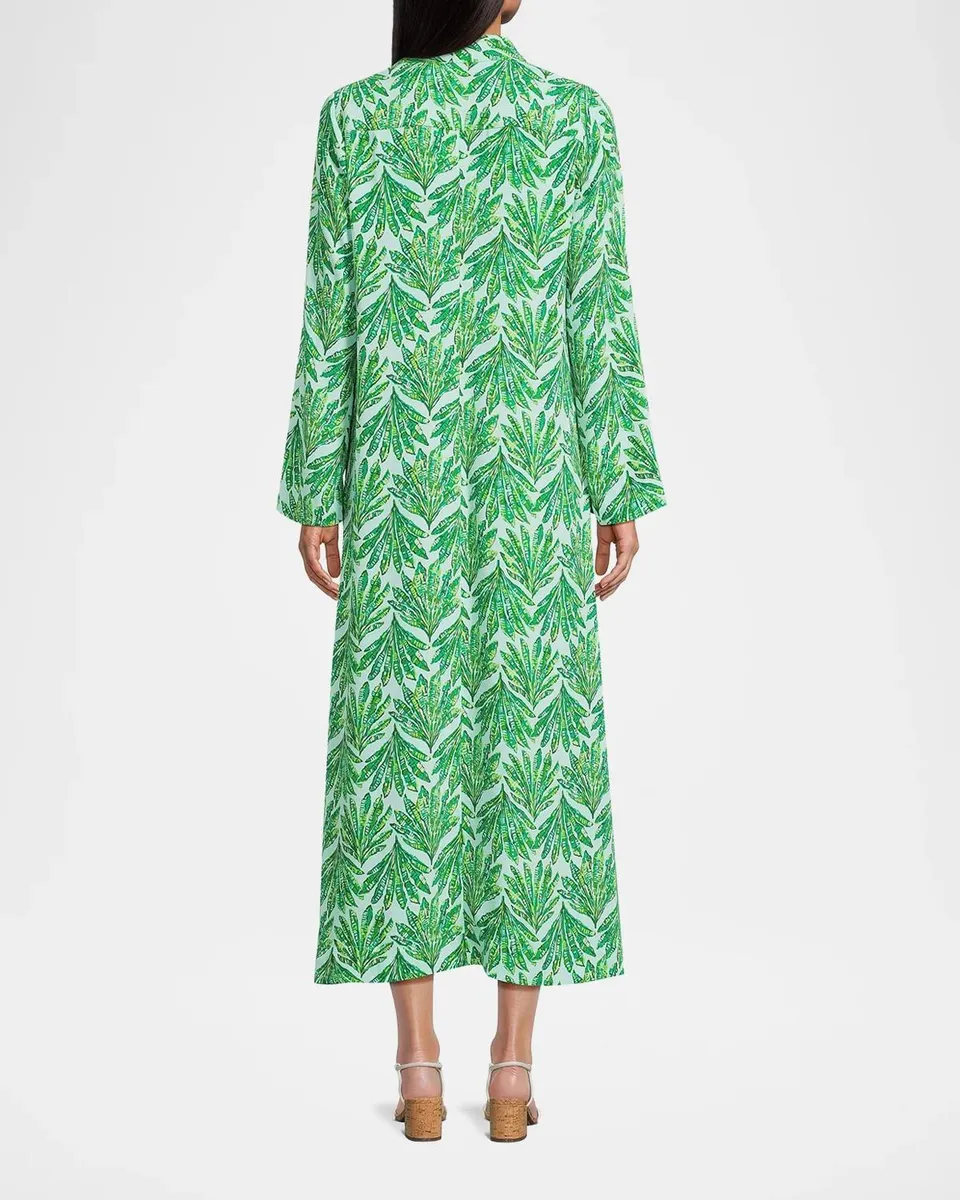 Lilly Pulitzer Simona Printed Straight Caftan-Style Maxi Dress | Thumbnail 3 Lilly Pulitzer Simona Printed Straight Caftan-Style Maxi Dress | Thumbnail 3