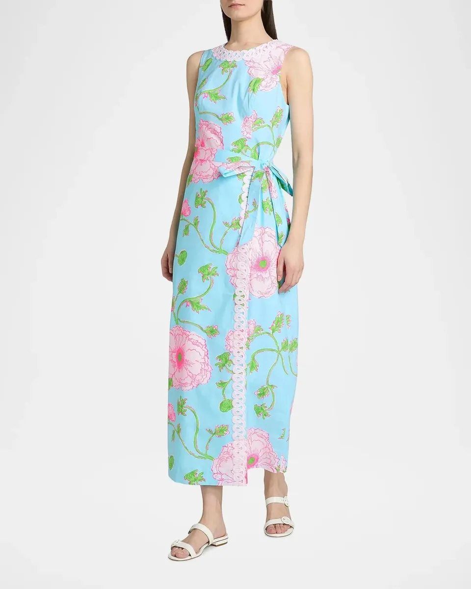 Lilly Pulitzer Fresia Stretch Shift Maxi Dress | Thumbnail 2