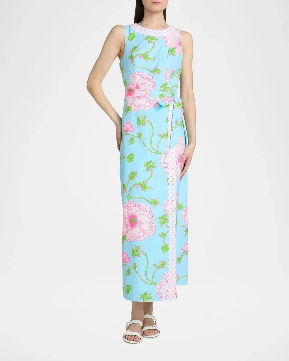 Lilly Pulitzer Fresia Stretch Shift Maxi Dress | Thumbnail 4