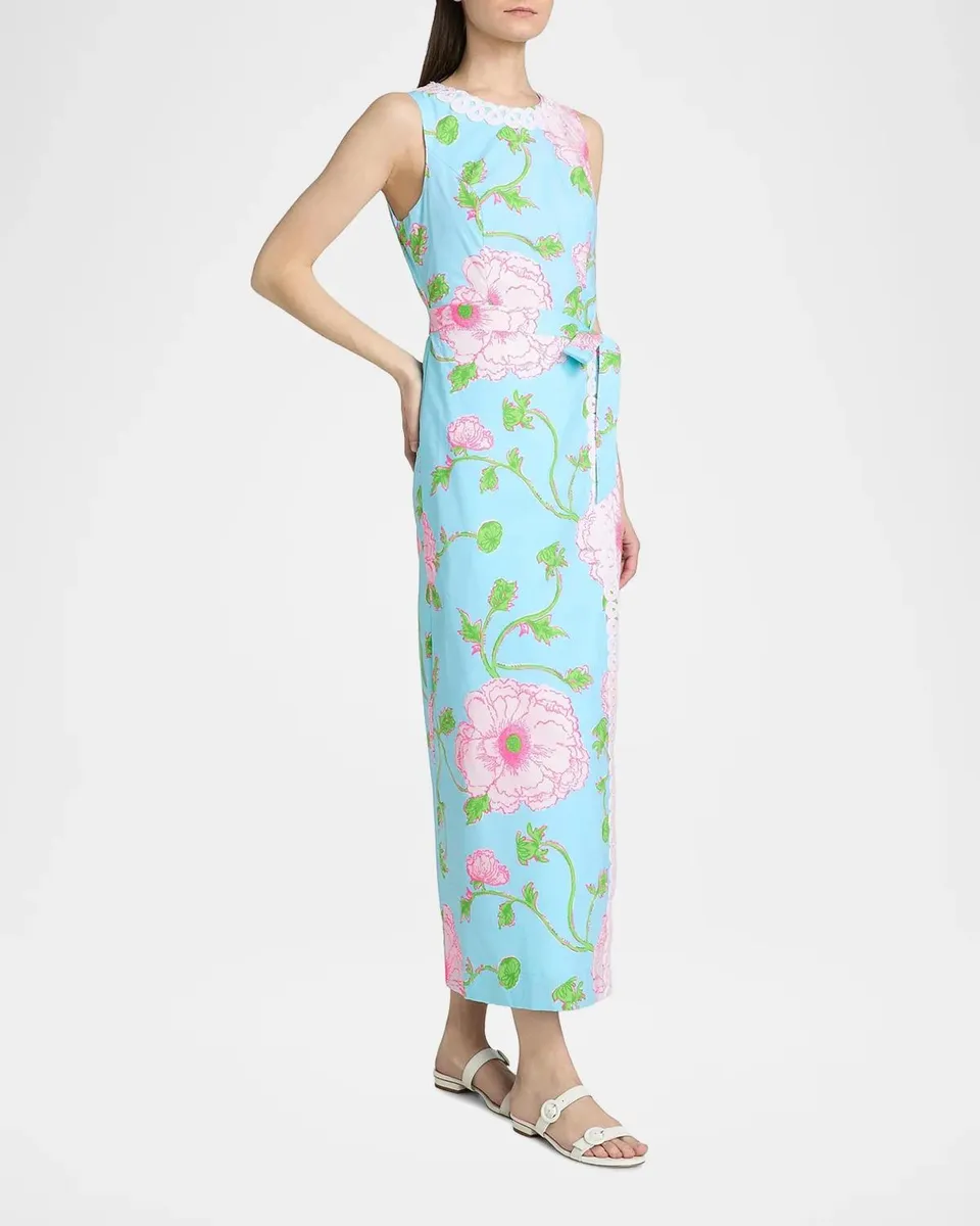 Lilly Pulitzer Fresia Stretch Shift Maxi Dress | Thumbnail 7
