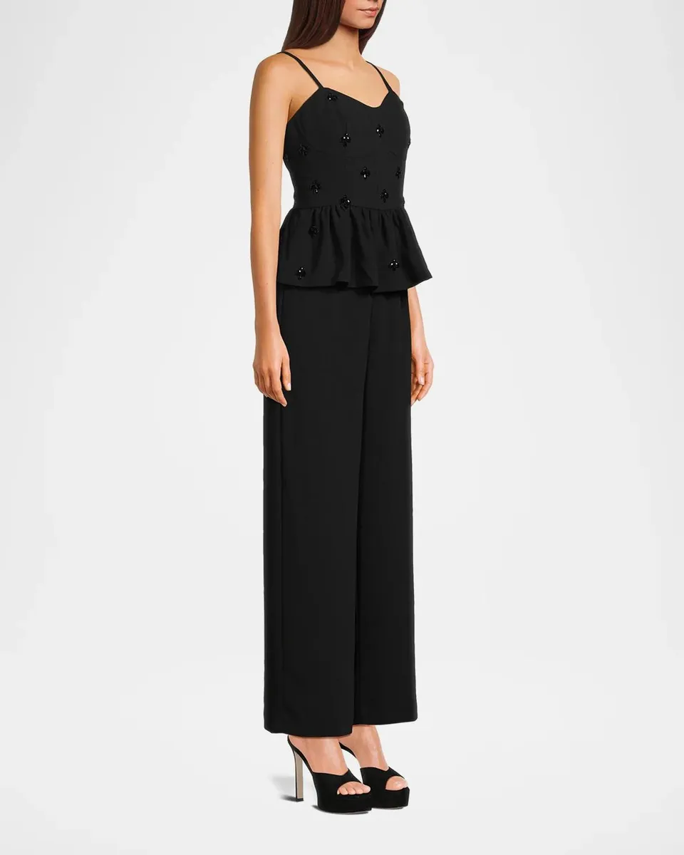 Lilly Pulitzer Luella Embellished Peplum Jumpsuit | Thumbnail 6