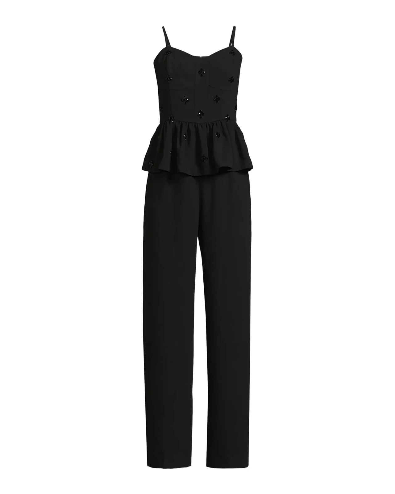 Lilly Pulitzer Luella Embellished Peplum Jumpsuit