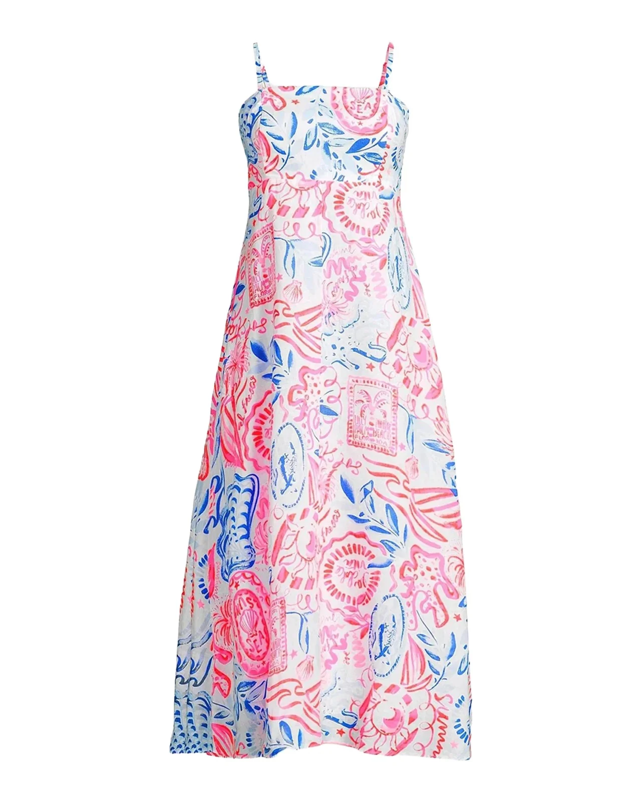 Jorgian Linen Midi-Dress