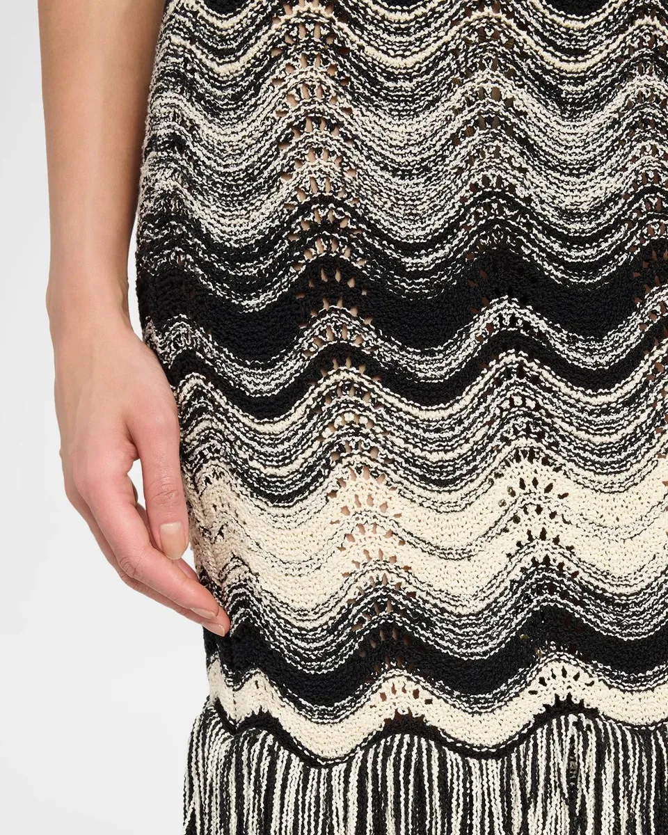 Ulla Johnson Evelina Eyelet-Embroidered Fringe Maxi Skirt | Thumbnail 5