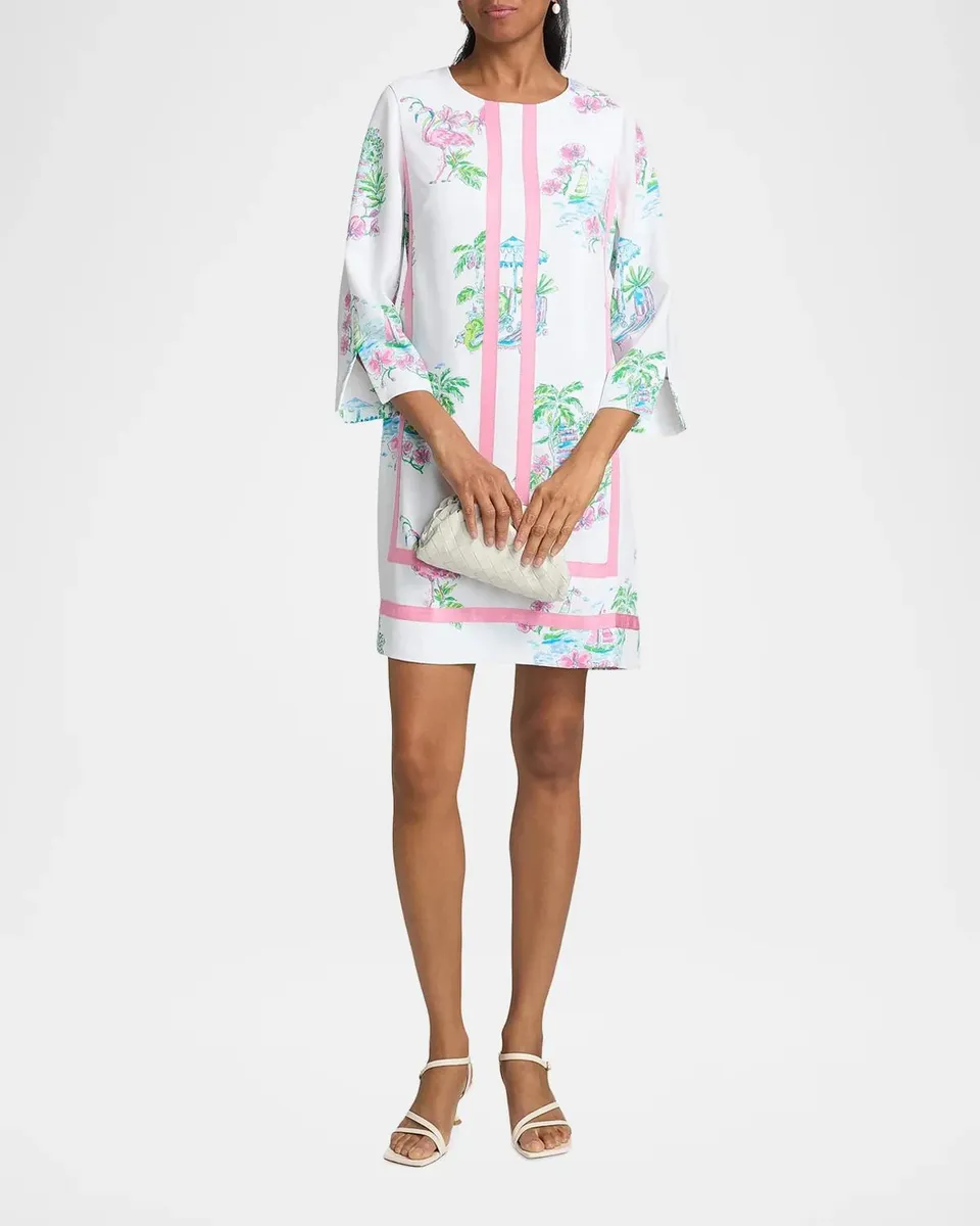 Lilly Pulitzer Margaux Floral Straight Shirtdress | Thumbnail 2 Lilly Pulitzer Margaux Floral Straight Shirtdress | Thumbnail 2