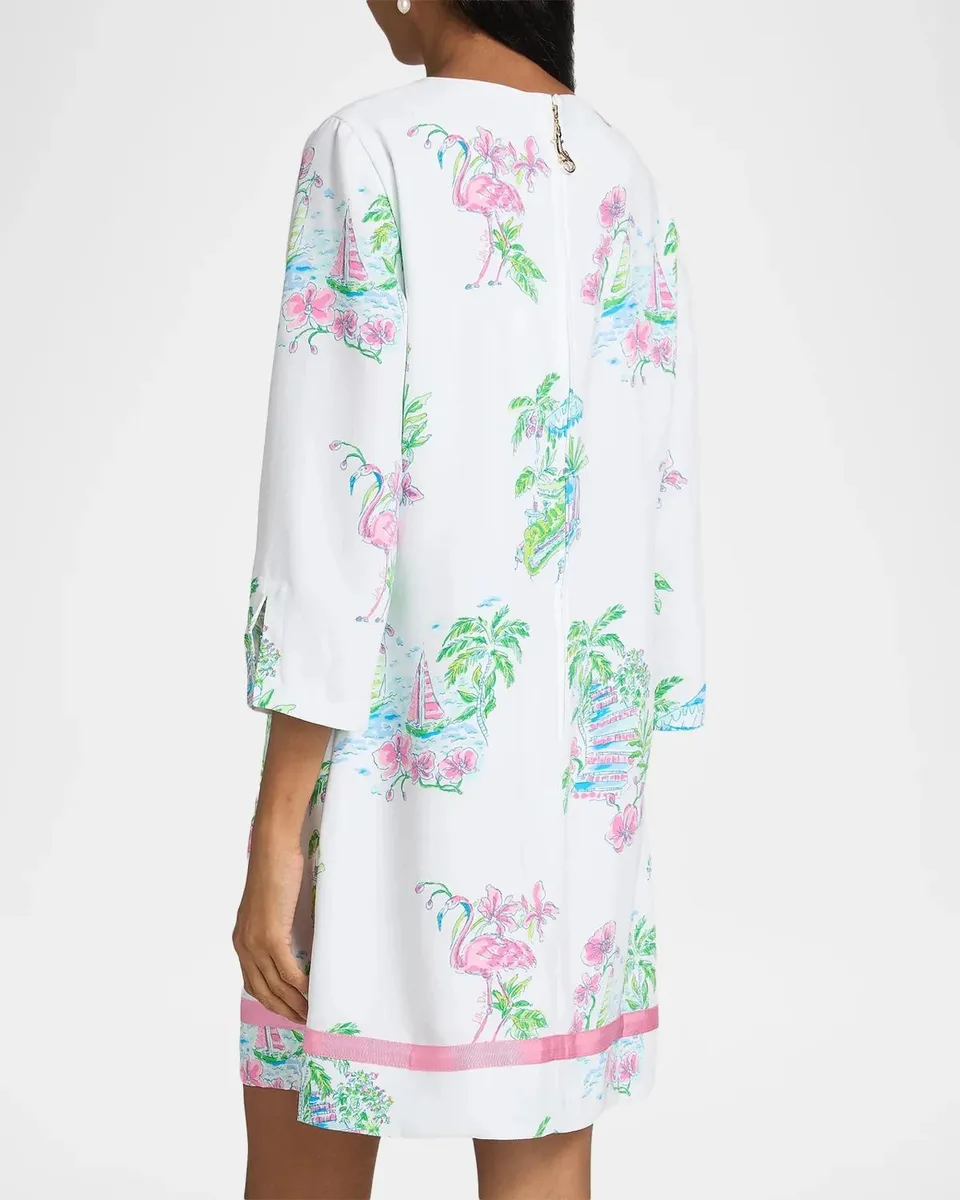 Lilly Pulitzer Margaux Floral Straight Shirtdress | Thumbnail 3 Lilly Pulitzer Margaux Floral Straight Shirtdress | Thumbnail 3