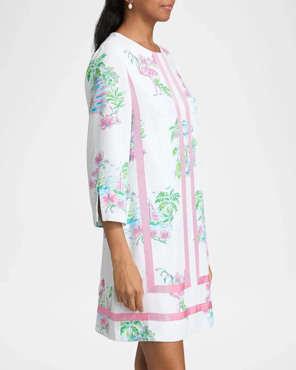 Lilly Pulitzer Margaux Floral Straight Shirtdress | Thumbnail 7 Lilly Pulitzer Margaux Floral Straight Shirtdress | Thumbnail 7