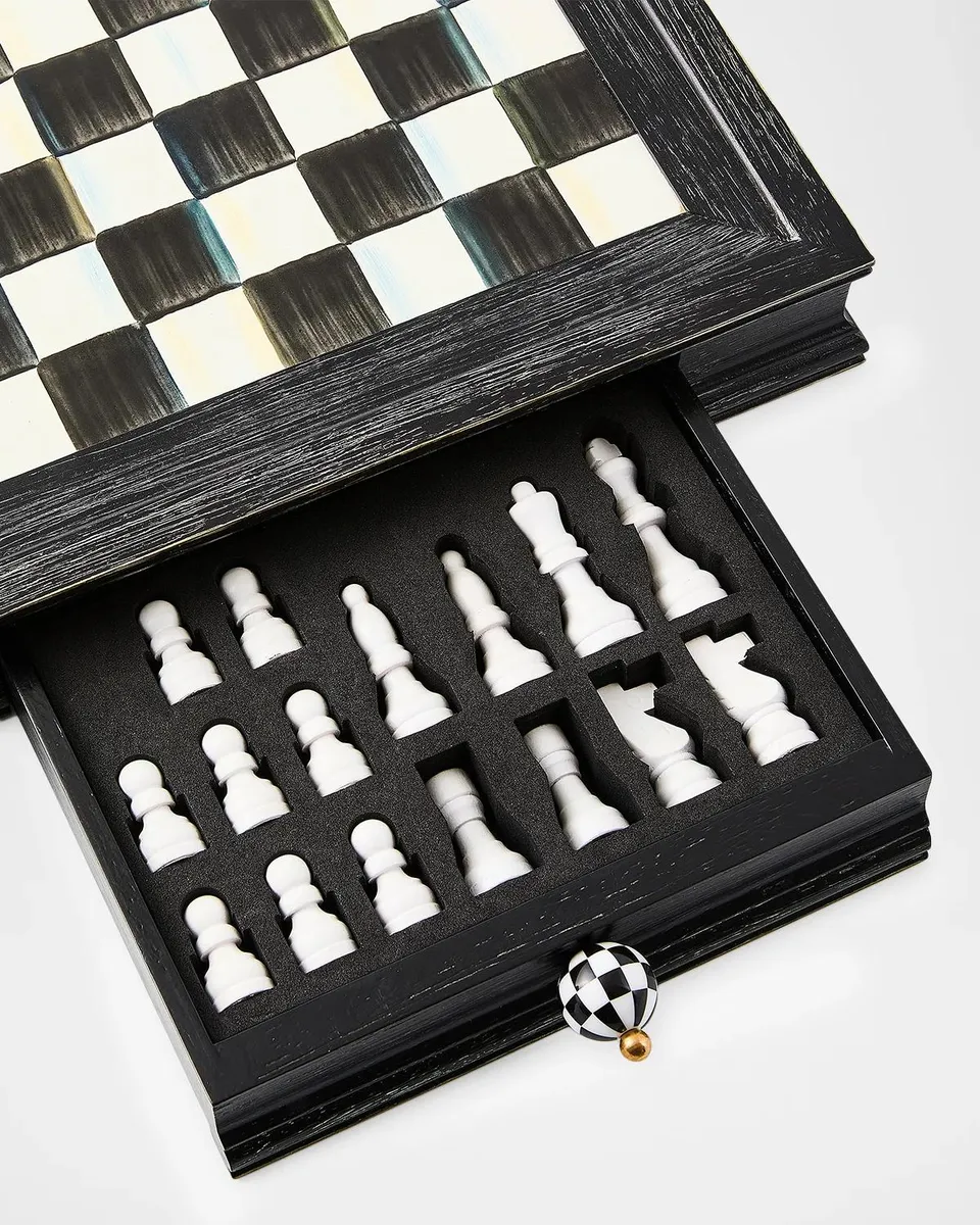 MacKenzie-Childs Courtly Check Chess Set | Thumbnail 3 MacKenzie-Childs Courtly Check Chess Set | Thumbnail 3