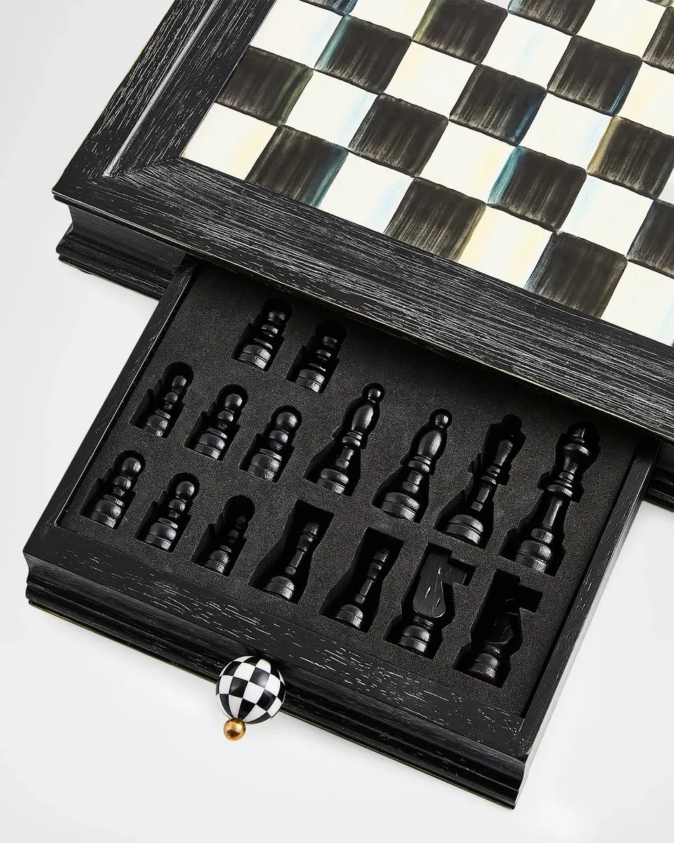 MacKenzie-Childs Courtly Check Chess Set | Thumbnail 4 MacKenzie-Childs Courtly Check Chess Set | Thumbnail 4