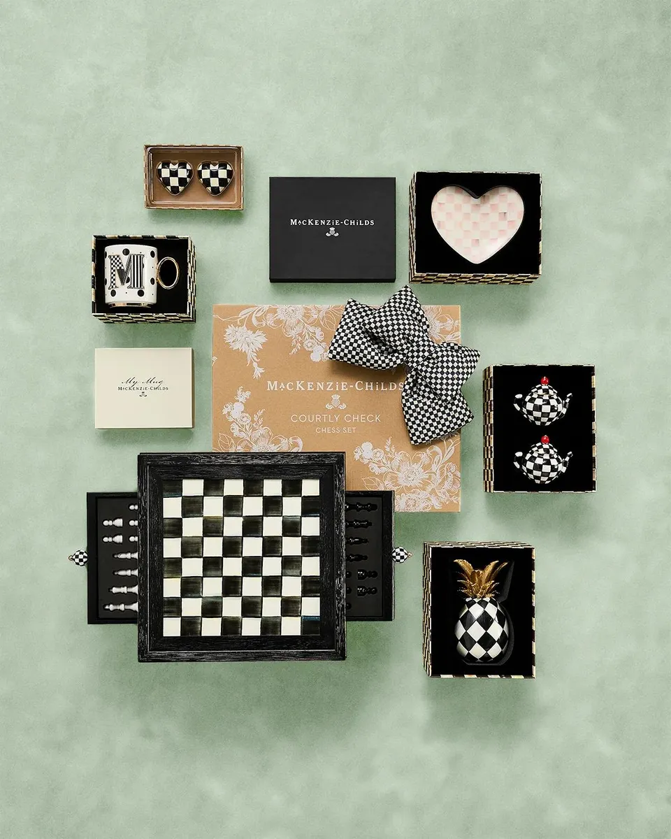 MacKenzie-Childs Courtly Check Chess Set | Thumbnail 5 MacKenzie-Childs Courtly Check Chess Set | Thumbnail 5