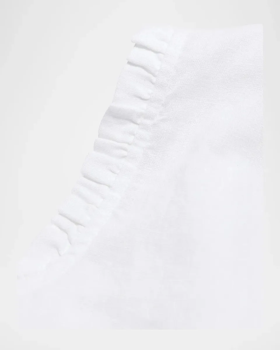 Lilly Pulitzer Kavalla Ruffled Linen Top | Thumbnail 6