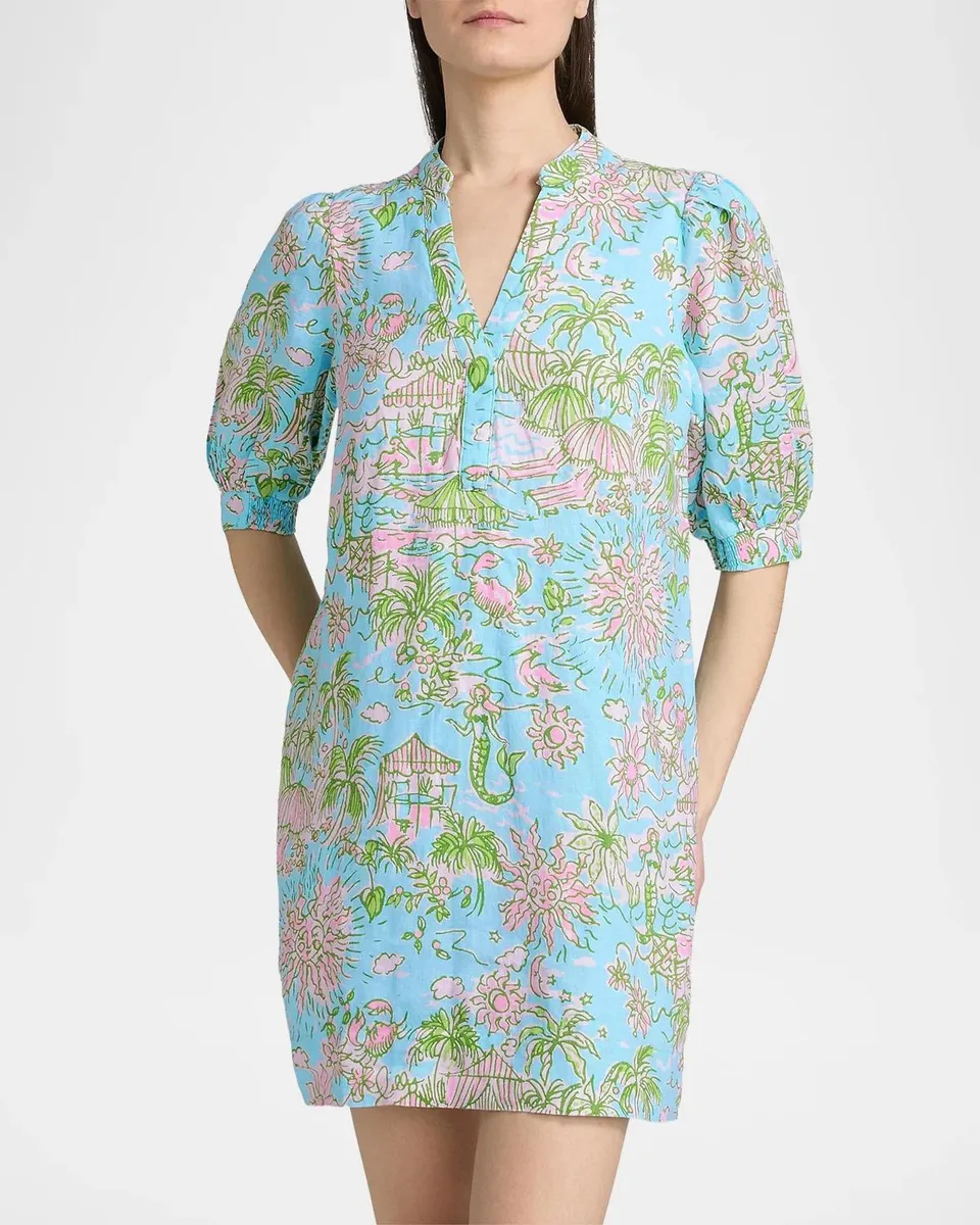 Lilly Pulitzer Mialeigh Linen Shift Dress | Thumbnail 4