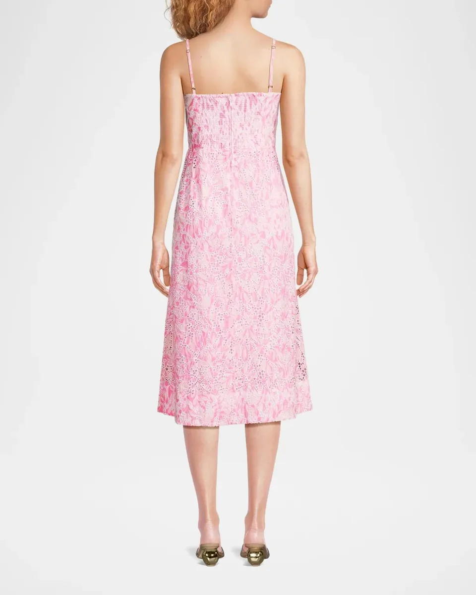 Lilly Pulitzer Allarie Cotton Midi-Dress | Thumbnail 3 Lilly Pulitzer Allarie Cotton Midi-Dress | Thumbnail 3