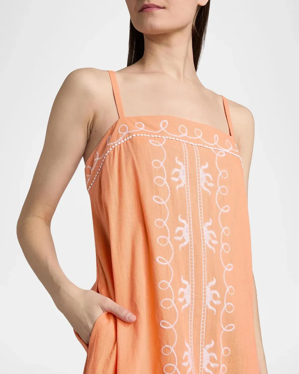 Lilly Pulitzer Rozalie Embroiderd Cotton Maxi Dress | Thumbnail 5 Lilly Pulitzer Rozalie Embroiderd Cotton Maxi Dress | Thumbnail 5