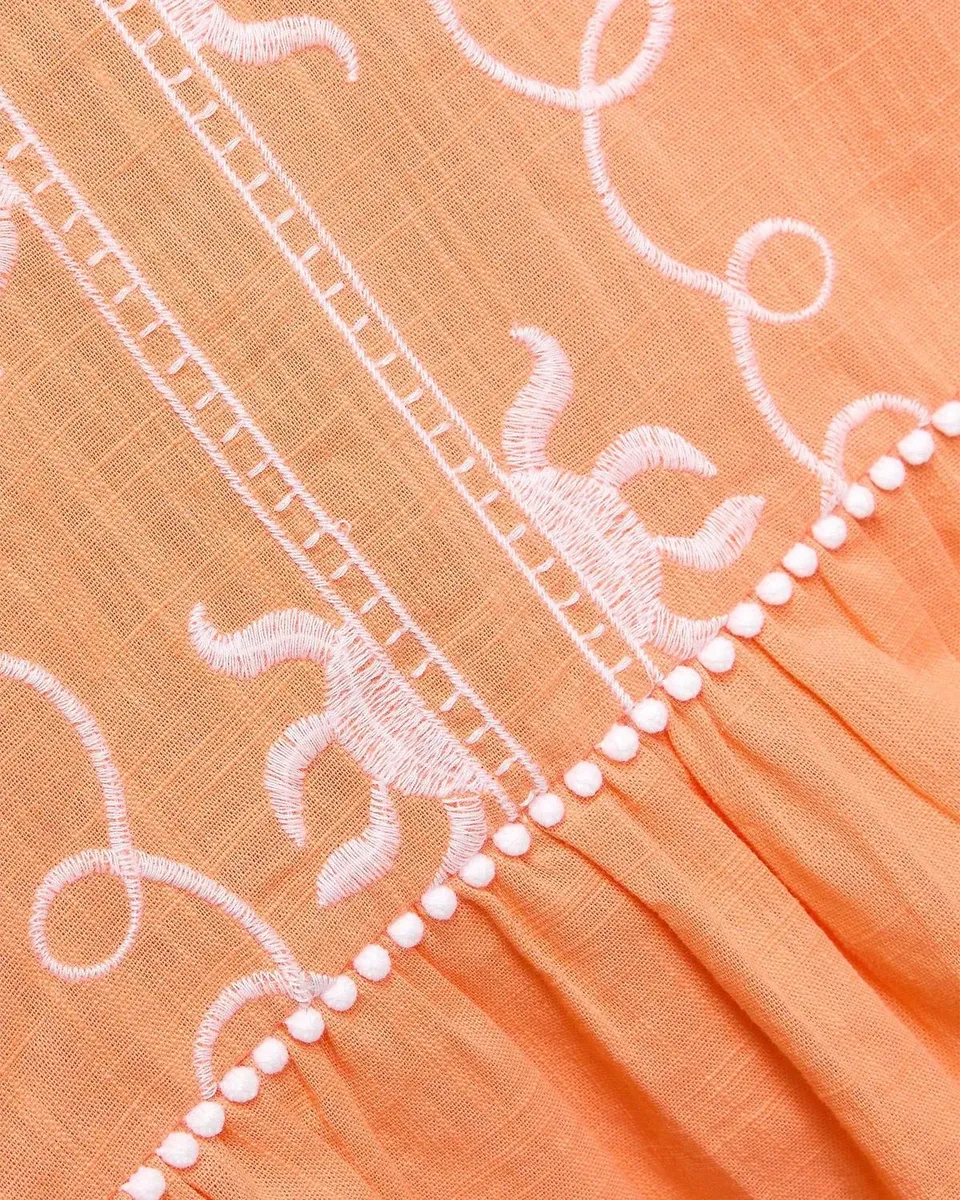 Lilly Pulitzer Rozalie Embroiderd Cotton Maxi Dress | Thumbnail 6 Lilly Pulitzer Rozalie Embroiderd Cotton Maxi Dress | Thumbnail 6